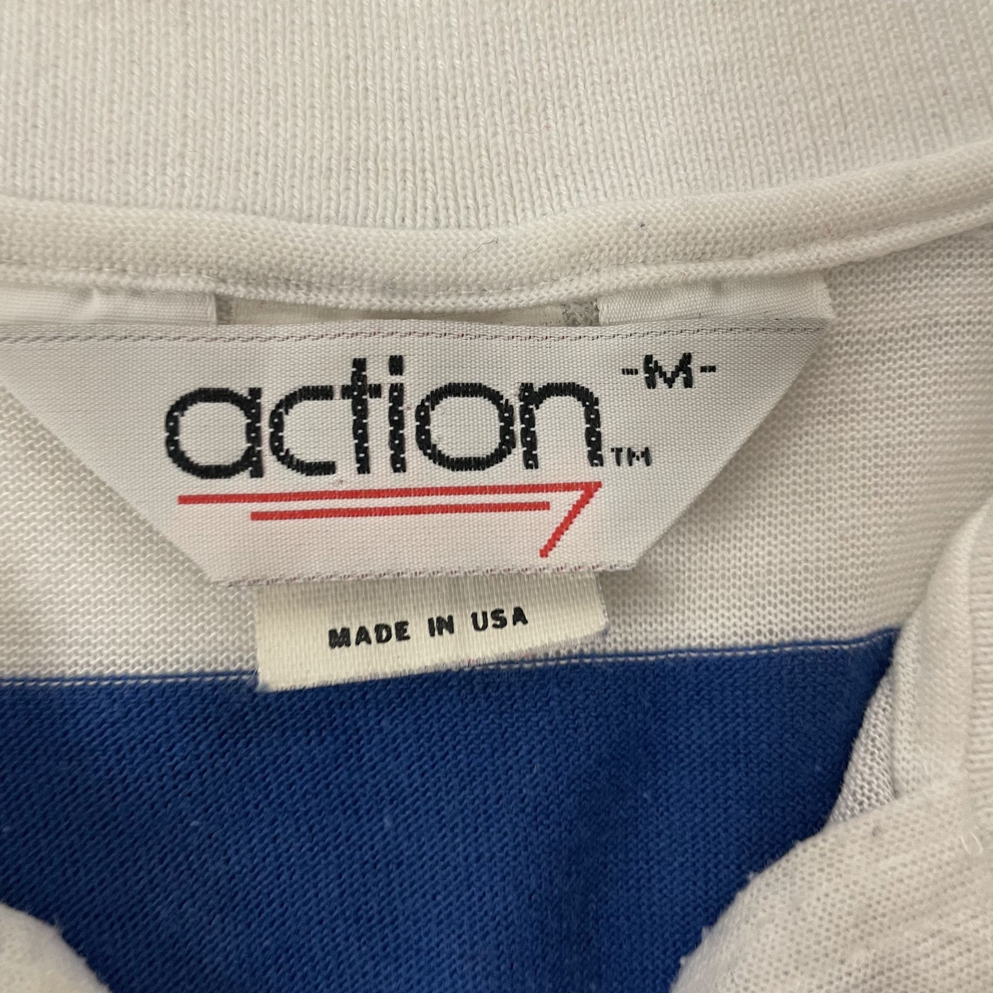 Other Vtg Action Stripe Golf SURFER Ultra Thin Soft Polo Shirt Size US M / EU 48-50 / 2 - 5 Thumbnail