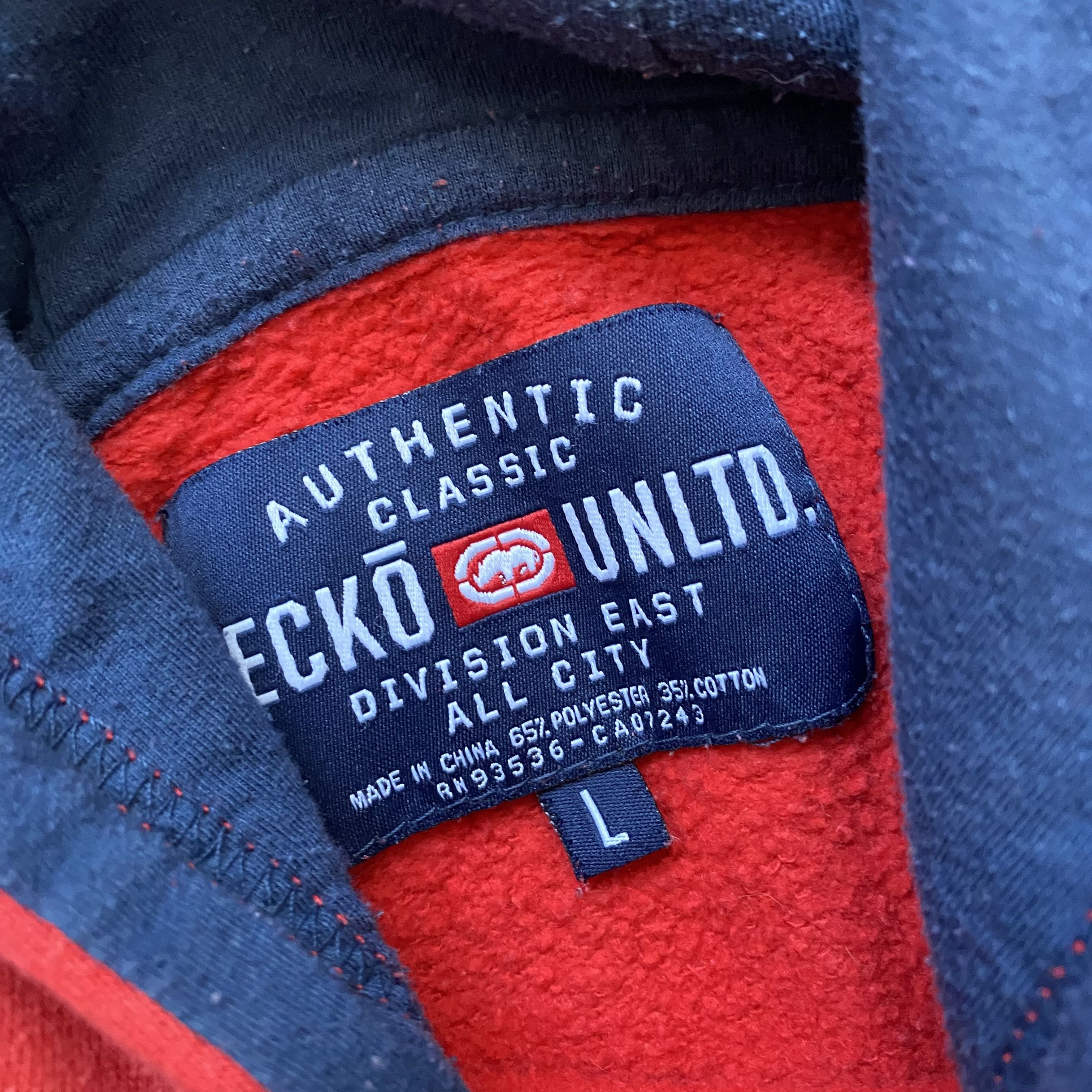 Ecko Unltd. 🦏 Vintage 2000s ECKO Unltd hoodie center logo Tapout Umbro Size US L / EU 52-54 / 3 - 9 Thumbnail
