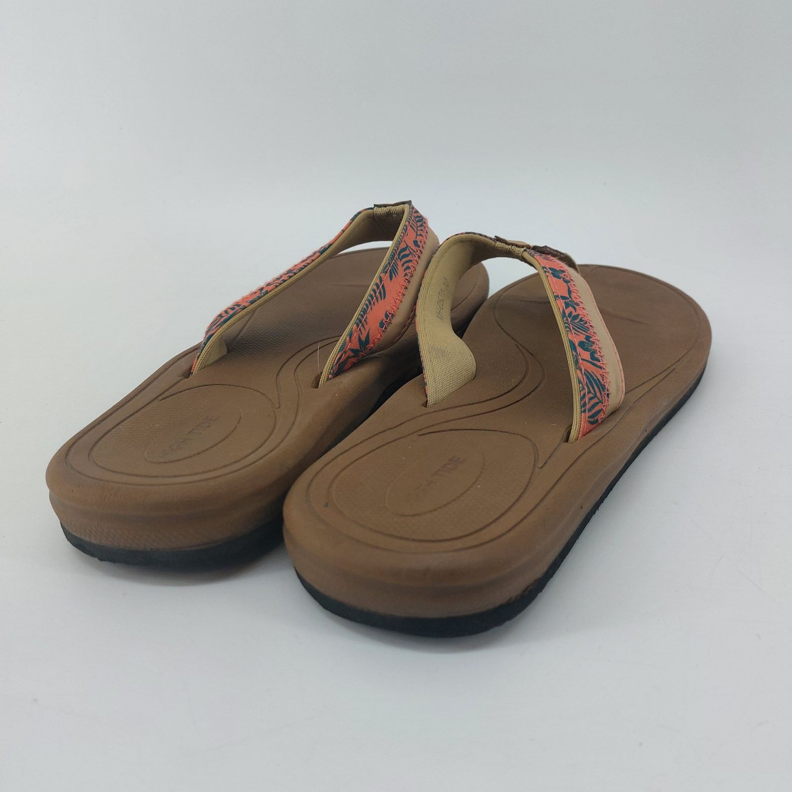 Other Hi Tide Flip Flop Sandals XH-0521-10 Coral Green Size 10 Size US 10 / IT 40 - 11 Thumbnail