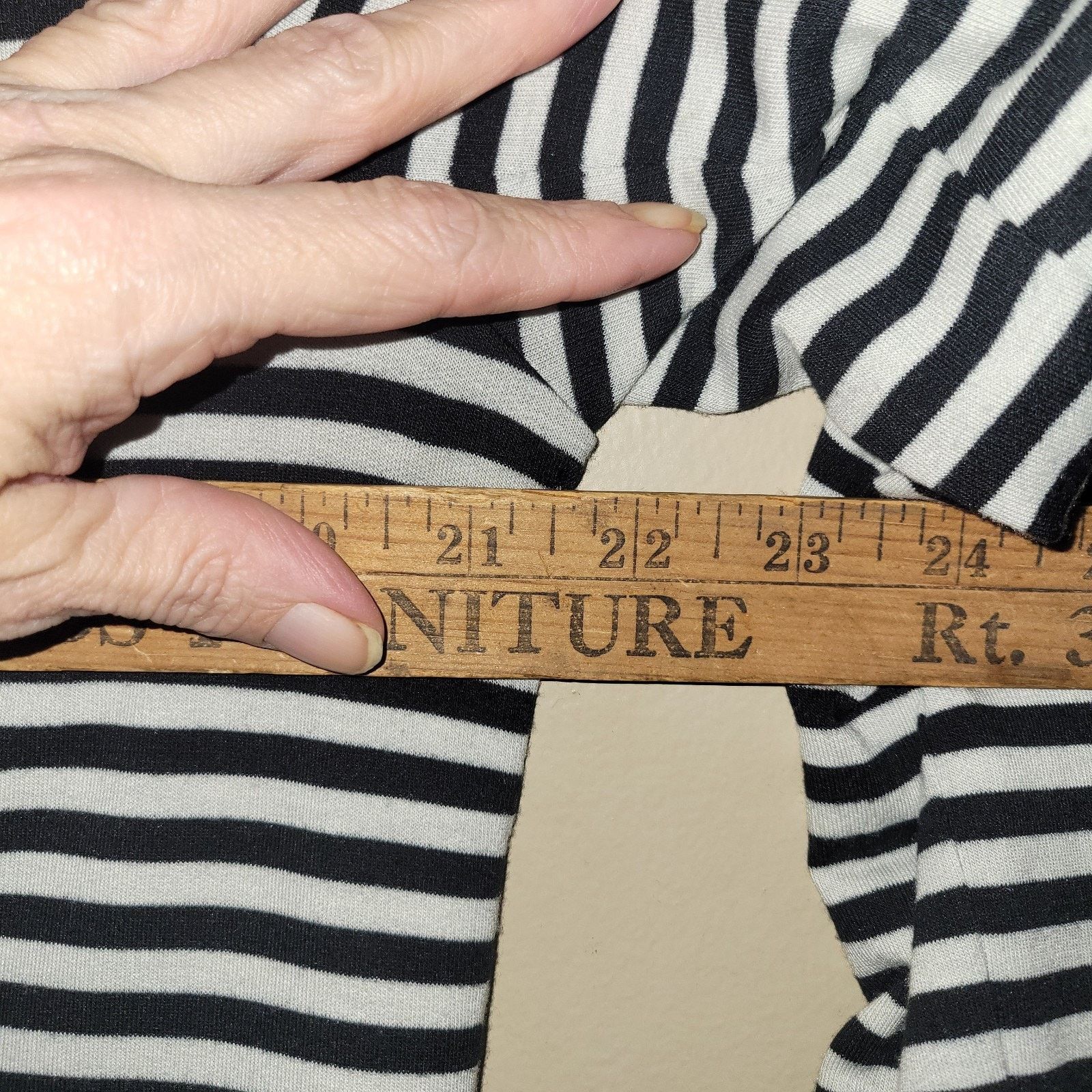 & Other Stories SOFT SURROUNDINGS Striped Zip Front Tunic Jacket - Size L Size L / US 10 / IT 46 - 6 Thumbnail