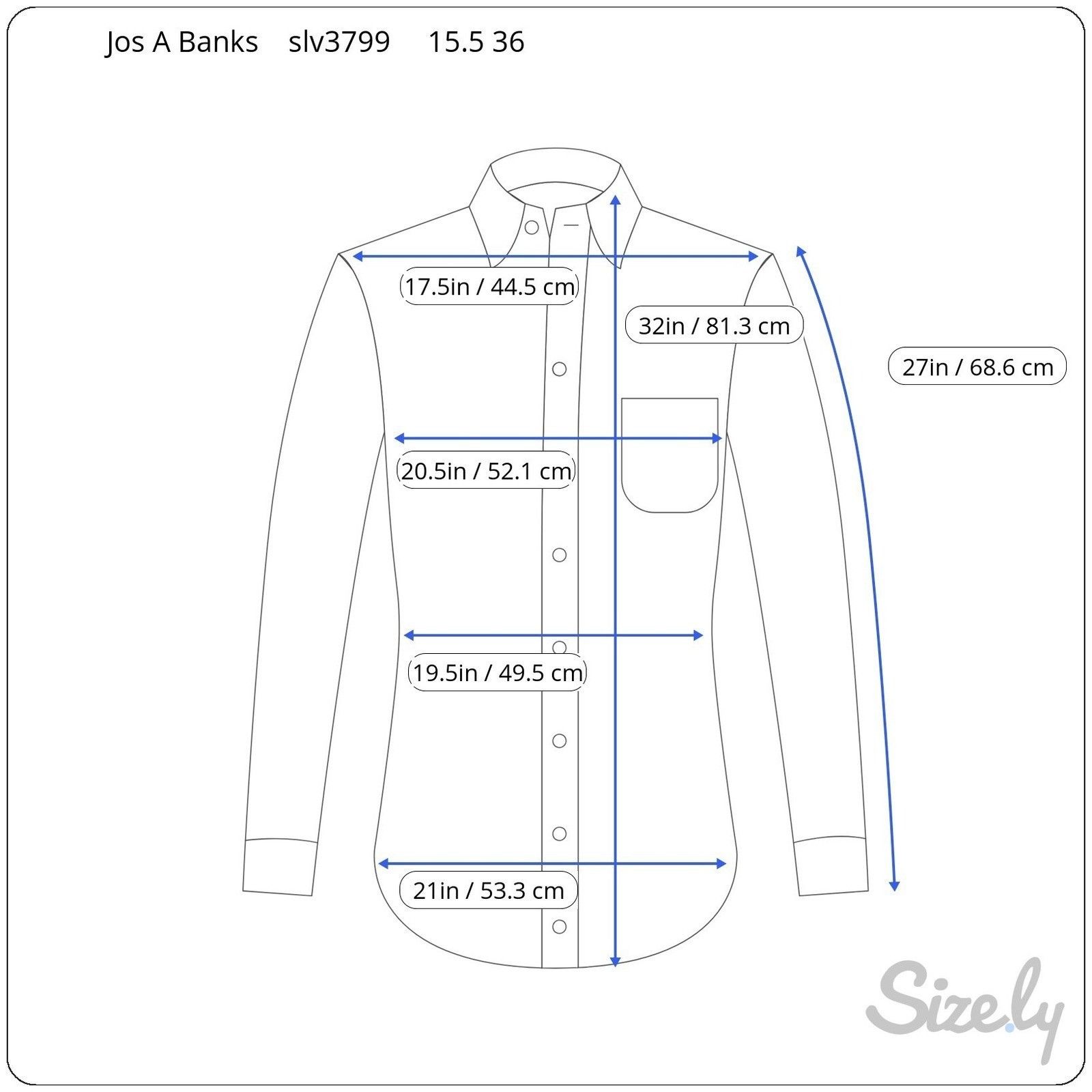 Jos. A. Bank Jos. A. Bank Traveler's Collection Slim Fit Striped Dress Sh Size US M / EU 48-50 / 2 - 8 Thumbnail