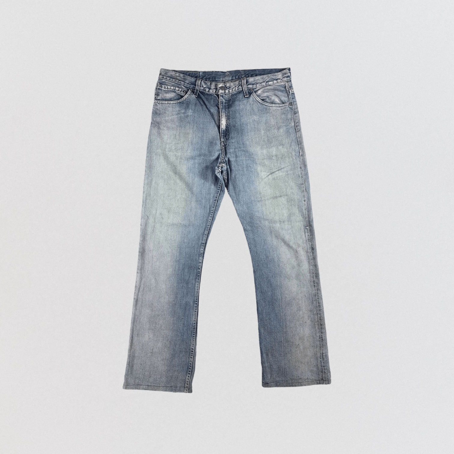 image of 90's Vintage Levis 507 Earth Tone Jeans-Jm2264 in Blue, Men's (Size 37)