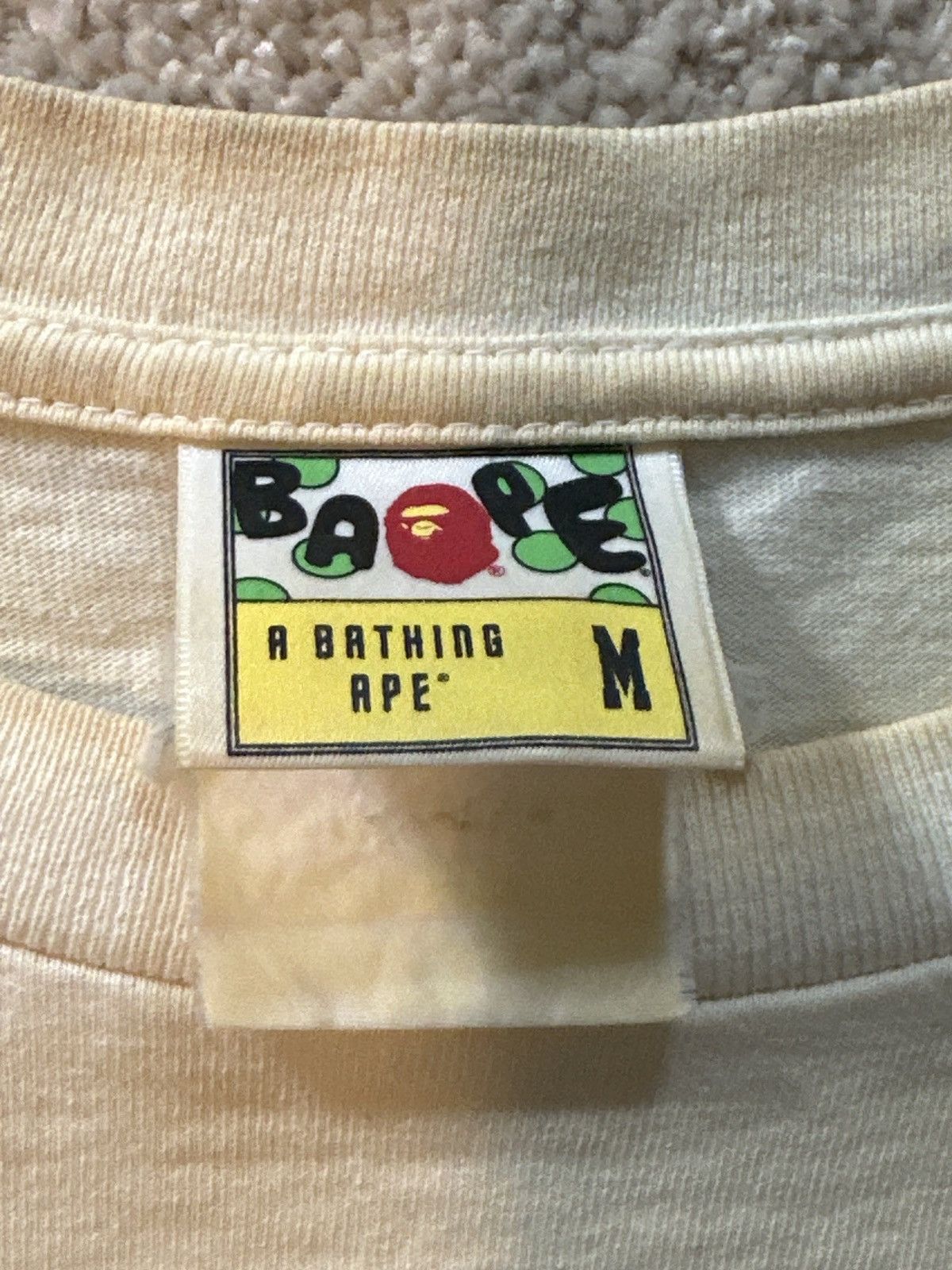 Bape BAPE Baby Milo White Tee Size US M / EU 48-50 / 2 - 2 Thumbnail