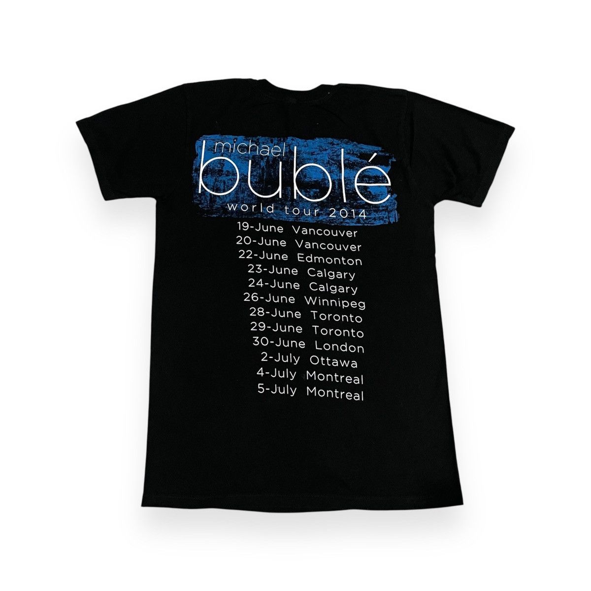 Band Tees Vintage 2014 Michael Bublé World Tour t-shirt Size US S / EU 44-46 / 1 - 2 Thumbnail