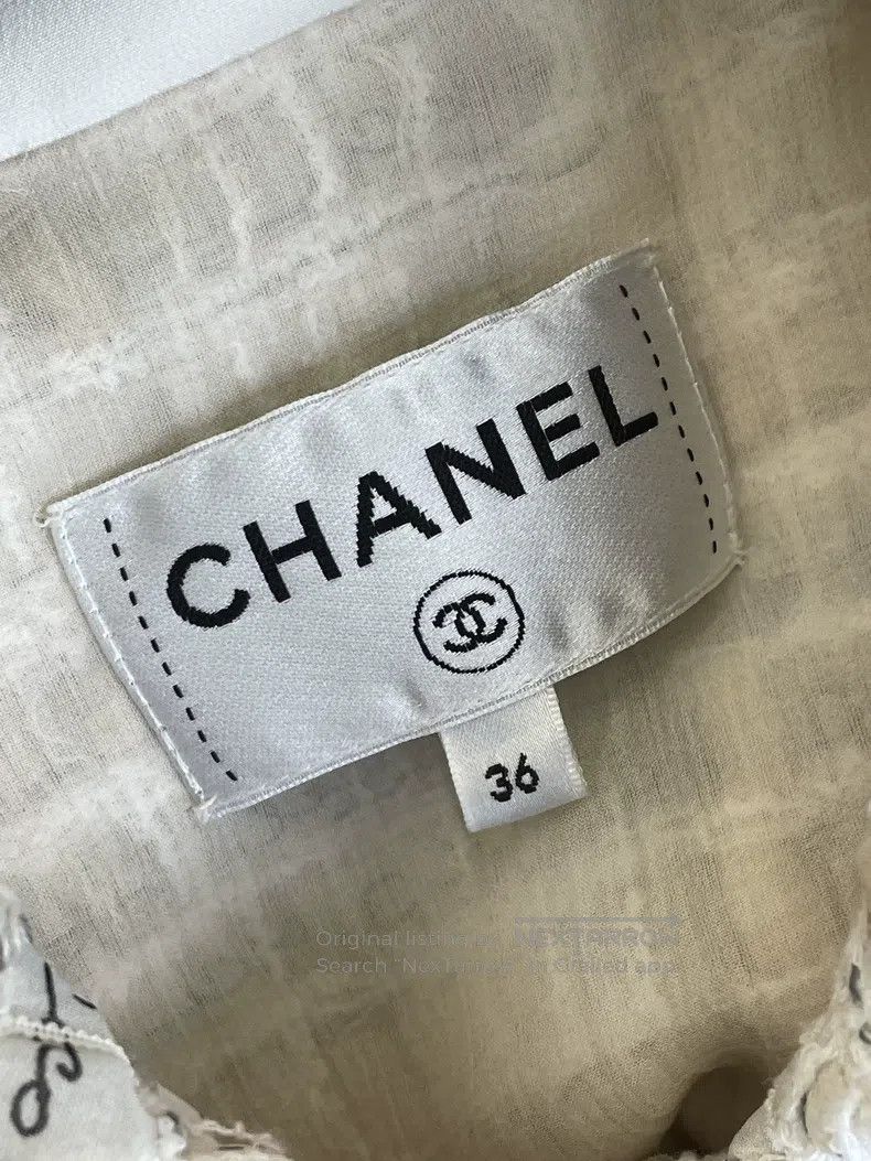 Chanel Chanel Early spring letter signature logo woven vest Size XS / US 0-2 / IT 36-38 - 4 Thumbnail