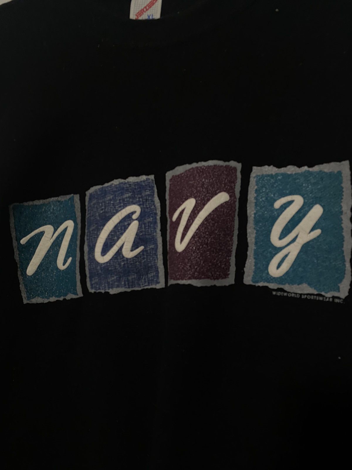Jerzees × Naval Clothing Factory × Vintage Vintage Navy Crewneck Size US XL / EU 56 / 4 - 2 Thumbnail