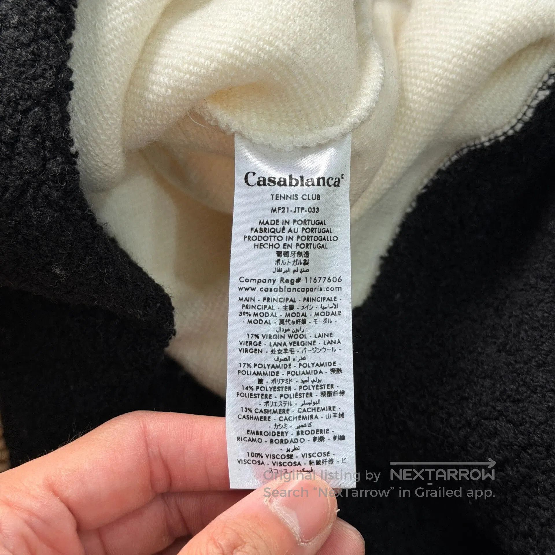 Casablanca Casablanca Black and White Sweatshirt. Size US XL / EU 56 / 4 - 5 Thumbnail