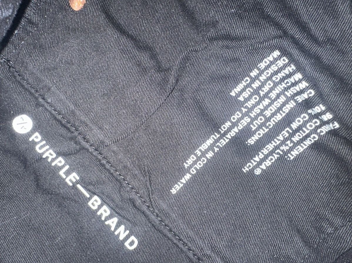 Purple Brand PURPLE BRAND P001 MIDNIGHT COATED JEAN Size US 36 / EU 52 - 4 Thumbnail