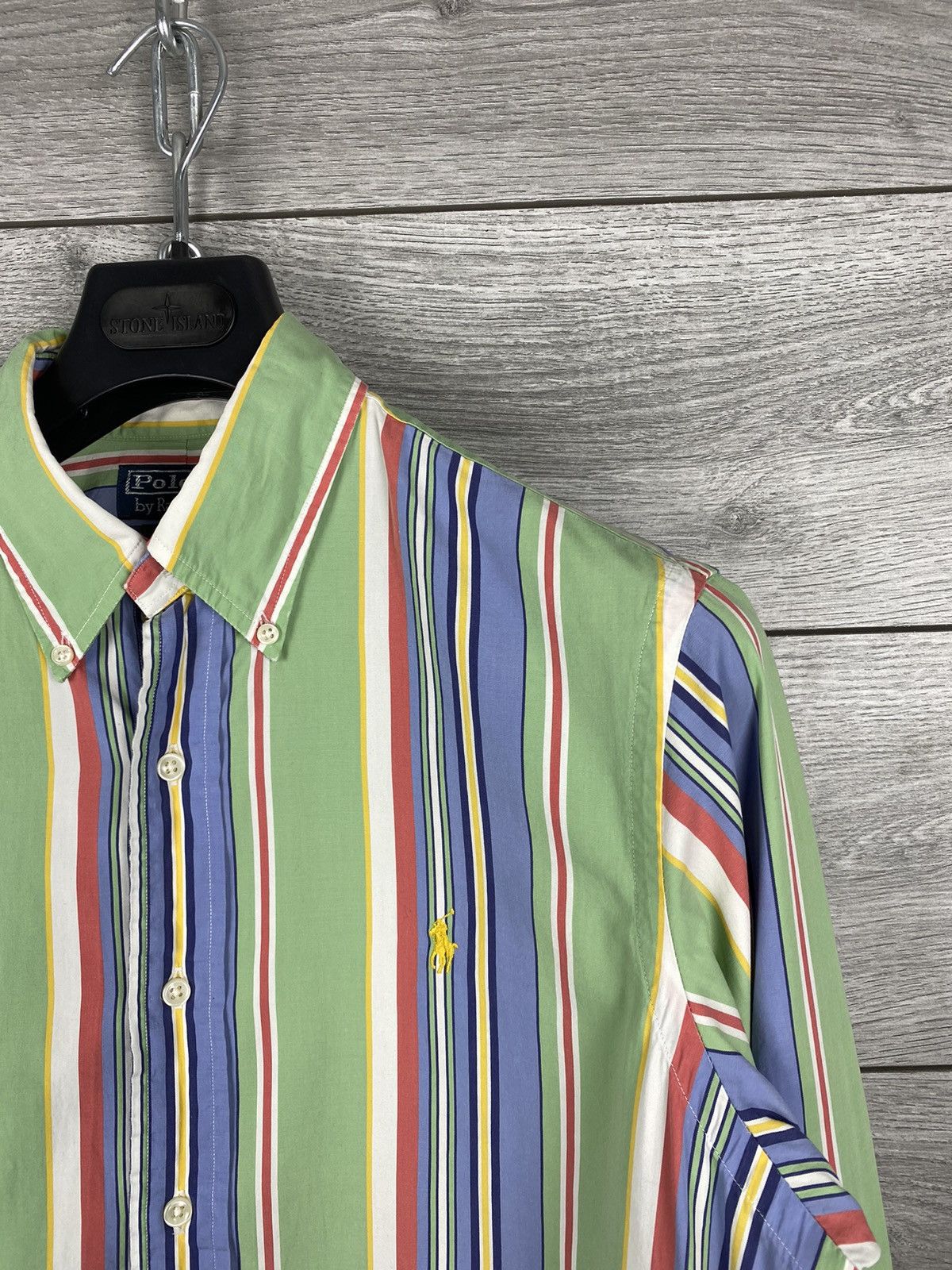 Polo Ralph Lauren Mens Vintage Polo Ralph Lauren Striped Shirt Button Up Size US M / EU 48-50 / 2 - 3 Thumbnail