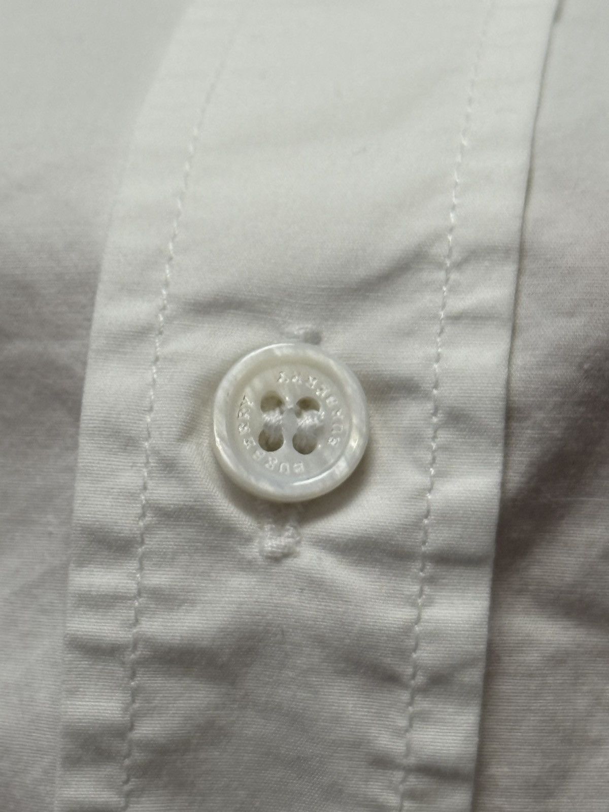 Burberry Burberry White Button Up Shirt Size US L / EU 52-54 / 3 - 17 Thumbnail