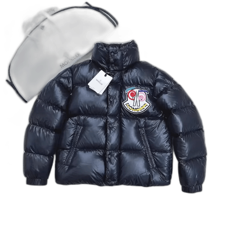 Moncler Embroidered Logo Down Jacket Size 2