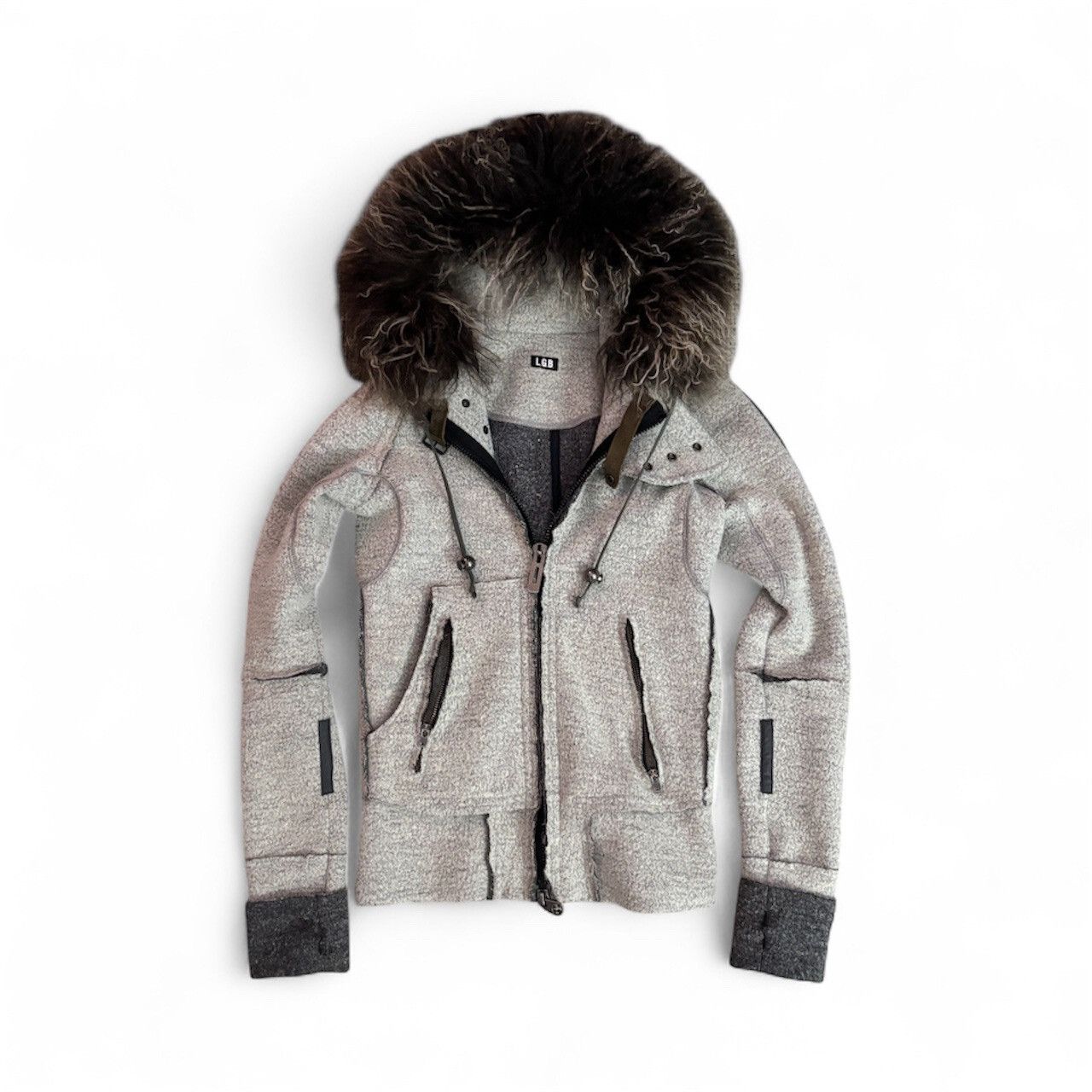 Le Grande Bleu (L.G.B.) LGB racoon fur parka Size US XS / EU 42 / 0 - 4 Thumbnail