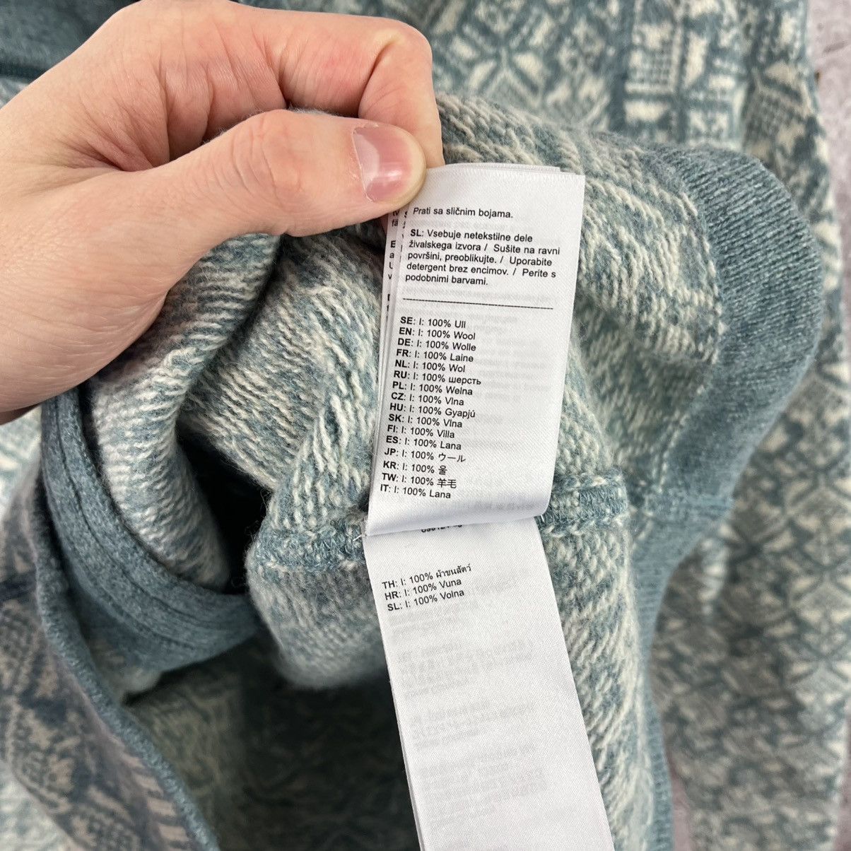Fjallraven Fjallraven Woman’s Snow Cardigan Zip Wool Jacket Size M Size M / US 6-8 / IT 42-44 - 14 Thumbnail