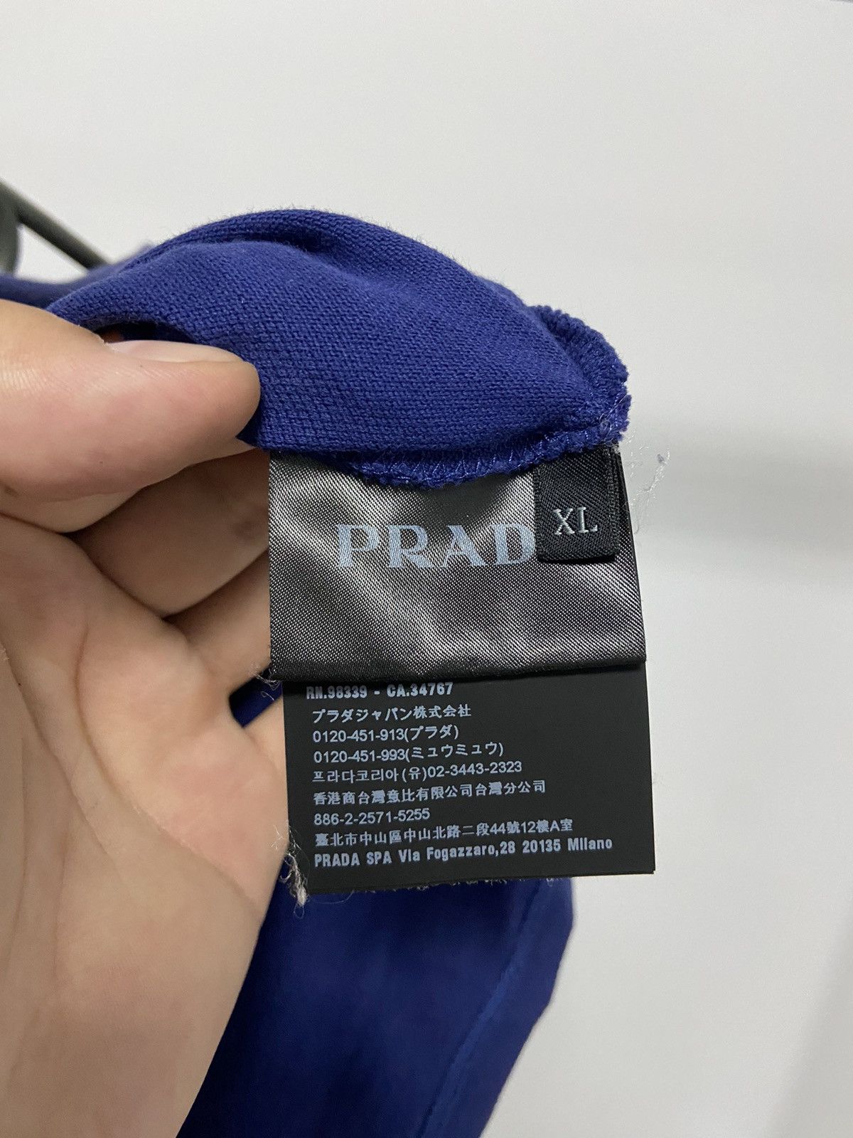 Prada × Vintage Prada T Shirt Polo Luxury Red Ribbon Tab Vintage Size US XL / EU 56 / 4 - 6 Thumbnail