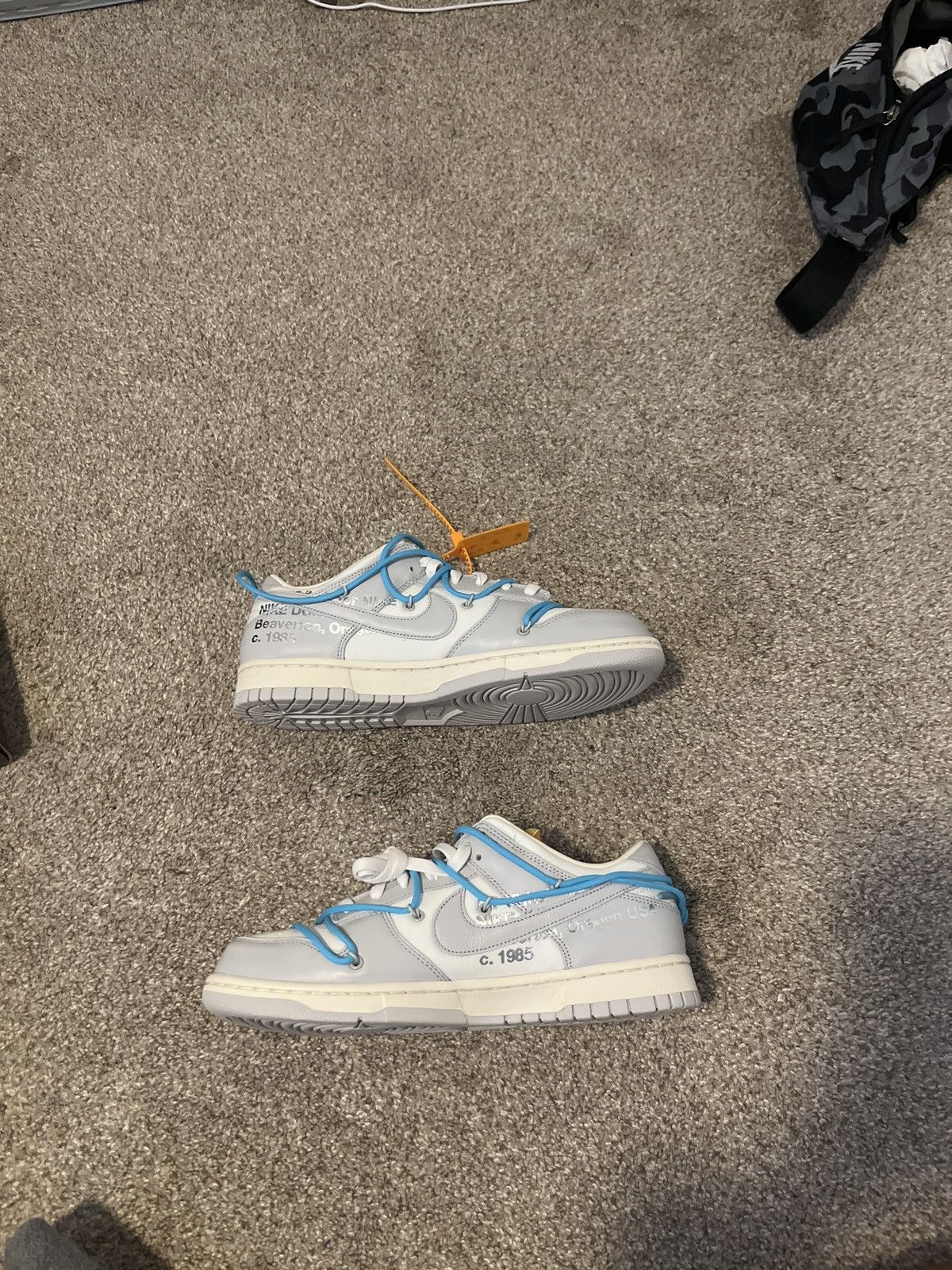 Nike × Off-White Nike x Off White Dunk Low Lot 02 Size US 10 / EU 43 - 10 Thumbnail