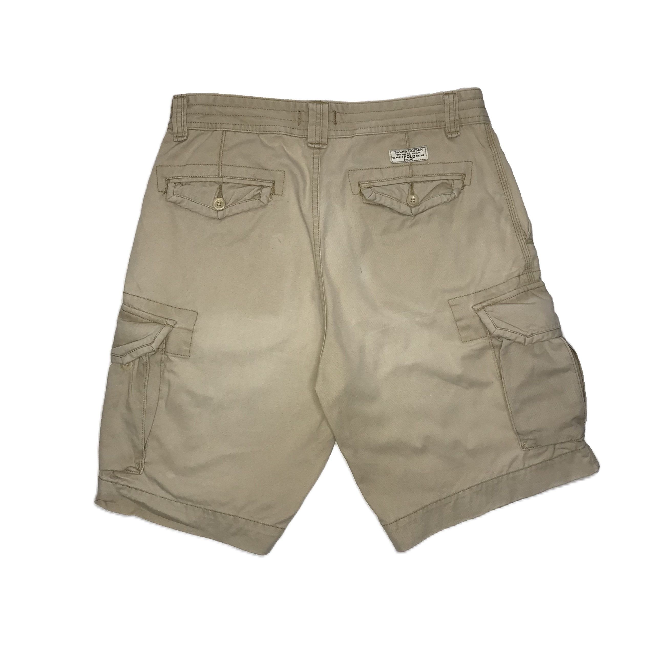Polo Ralph Lauren Polo Ralph Lauren Cargo Shorts Mens Sz 33 Beige Size US 33 - 2 Thumbnail