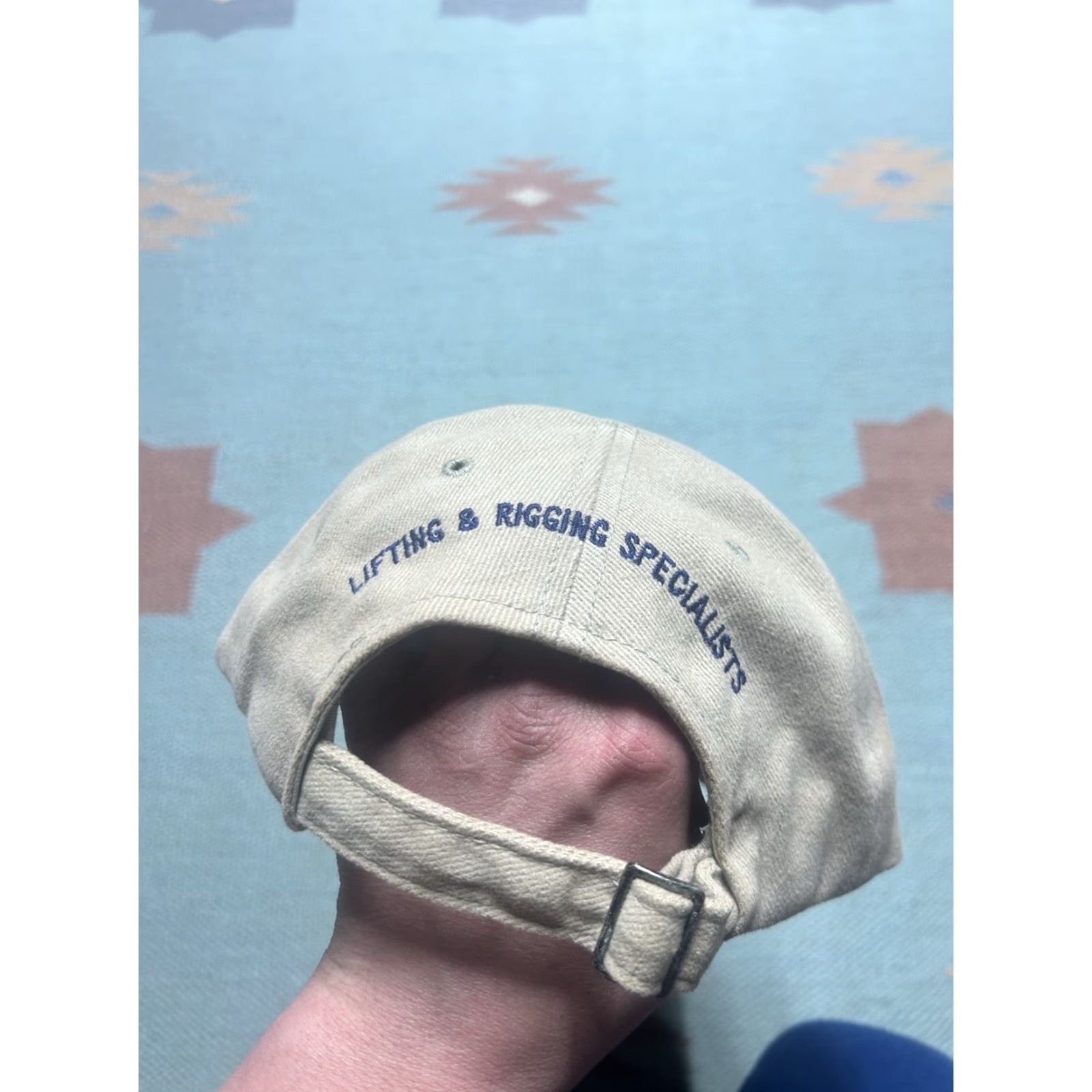 Roper VINTAGE Unbranded Strapback Hat Beige Men Adjustable CG commercial wire rope lifting & rigging specialists cap cap? Size ONE SIZE - 5 Thumbnail