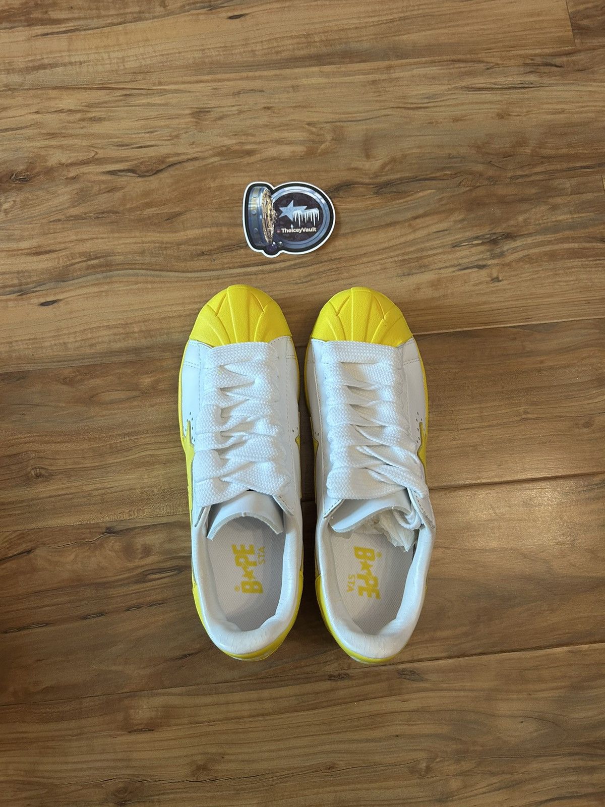 Bape DS Bape OG White and Yellow Skullstas Size US 8.5 / EU 41-42 - 5 Thumbnail