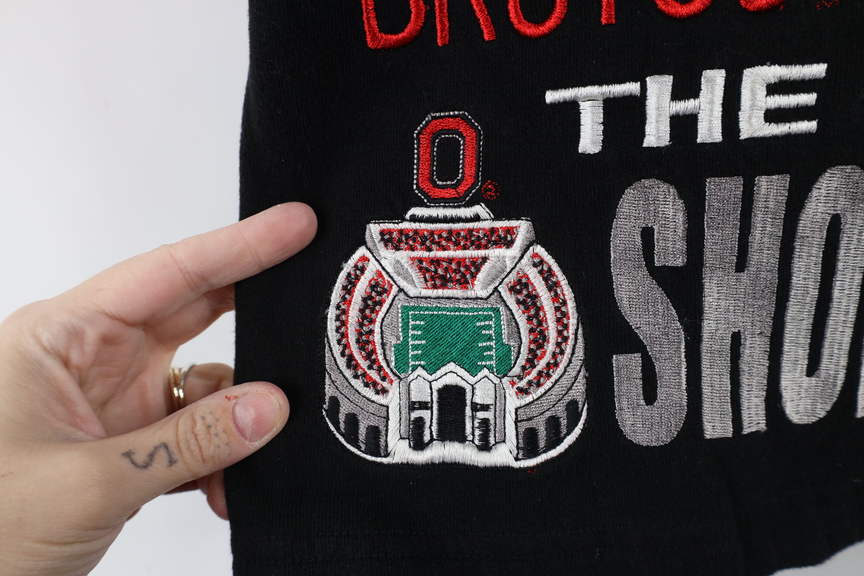 Vintage Vintage 90s Ohio State University Football Full Zip Hoodie Size XL / US 12-14 / IT 48-50 - 8 Thumbnail
