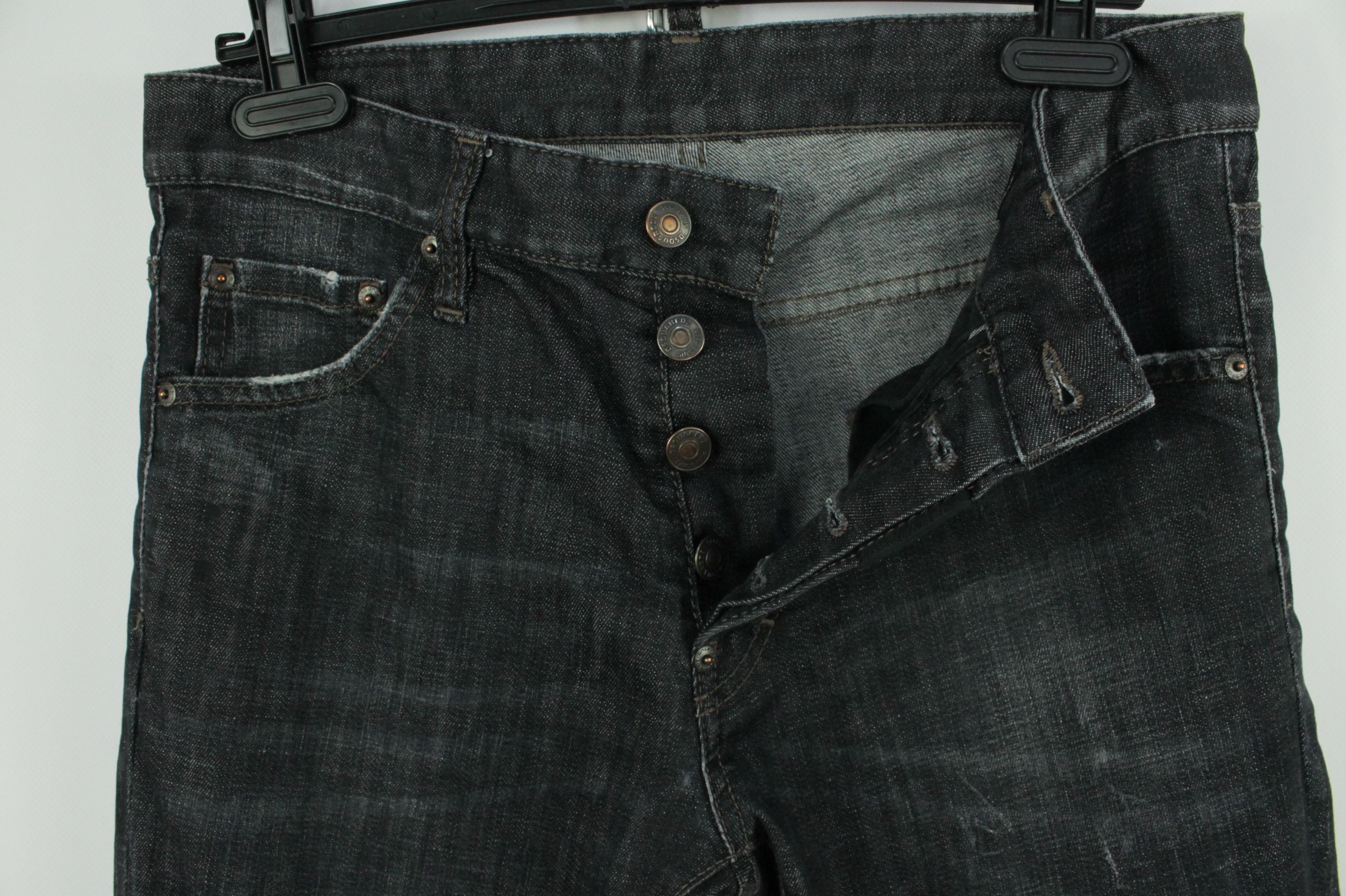 Dsquared2 Dsquared2 Cool Guy Slim Fit Distressed Black Denim Jeans Size US 32 / EU 48 - 6 Thumbnail