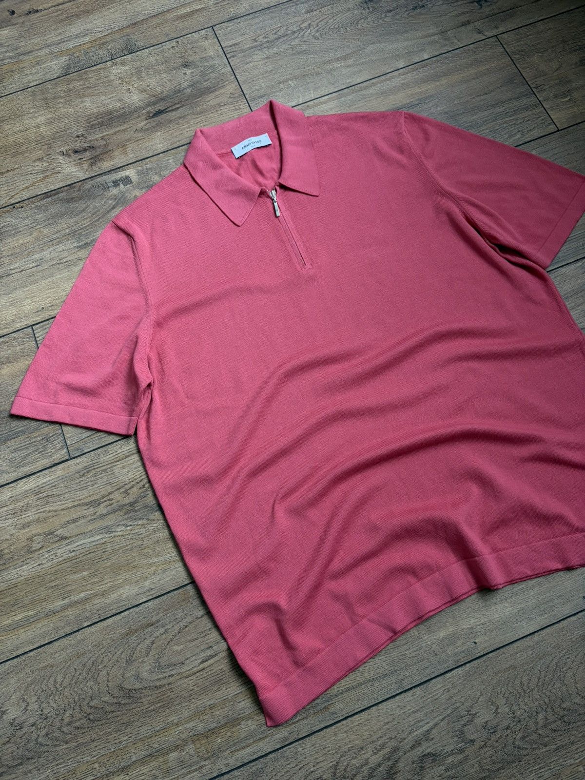Gran Sasso Gran Sasso Pink Polo Shirt Size US L / EU 52-54 / 3 - 3 Thumbnail