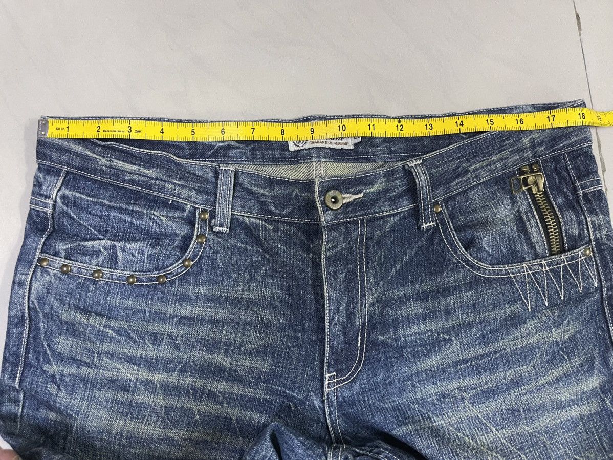If Six Was Nine × Japanese Brand × Vintage Flare Jeans Japan Lightning Wash Scream Bootcut Jeans Size US 36 / EU 52 - 15 Thumbnail