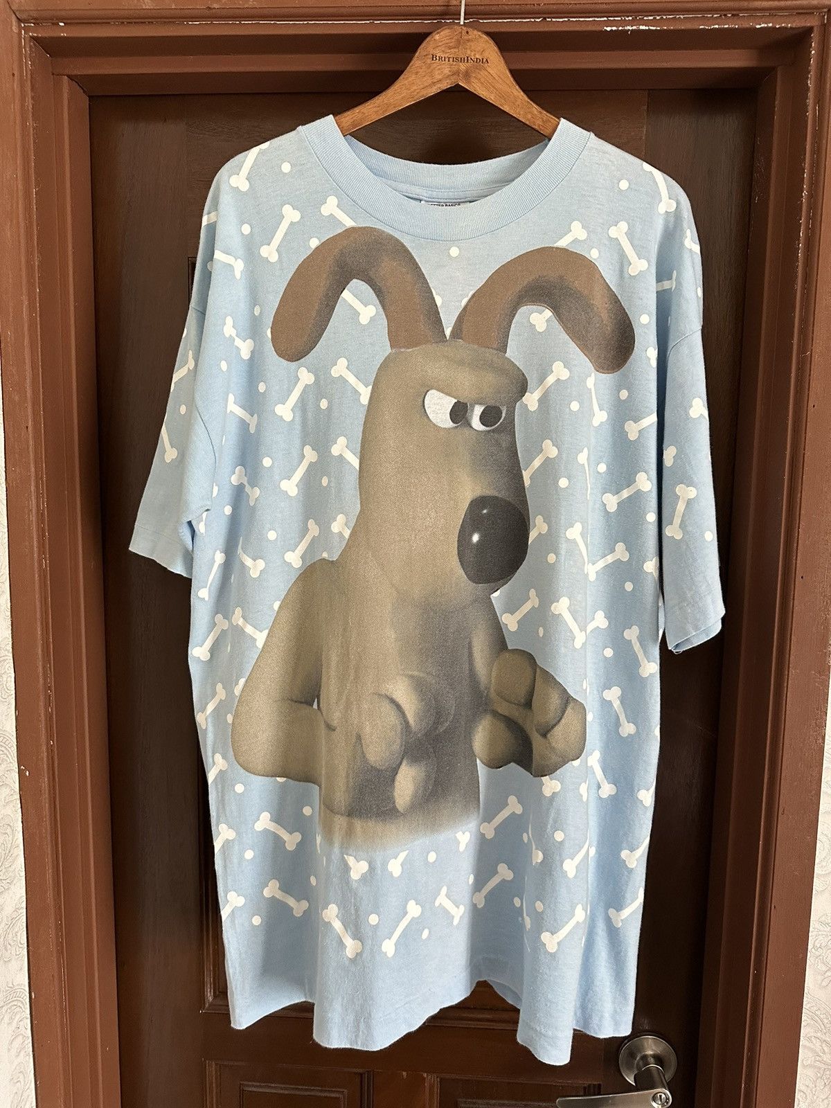 Disney × Vintage Vintage Wallace & Gromit AOP Shirt Size US XL / EU 56 / 4 - 1 Thumbnail