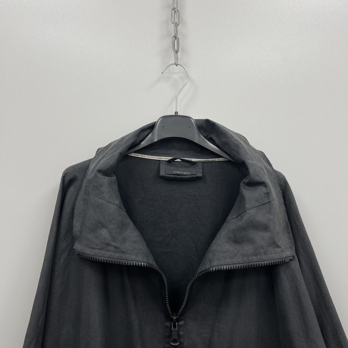 Annette Gortz Annette Gortz Hand Made Linen Jacket Black Women’s Rare Size S / US 4 / IT 40 - 6 Thumbnail