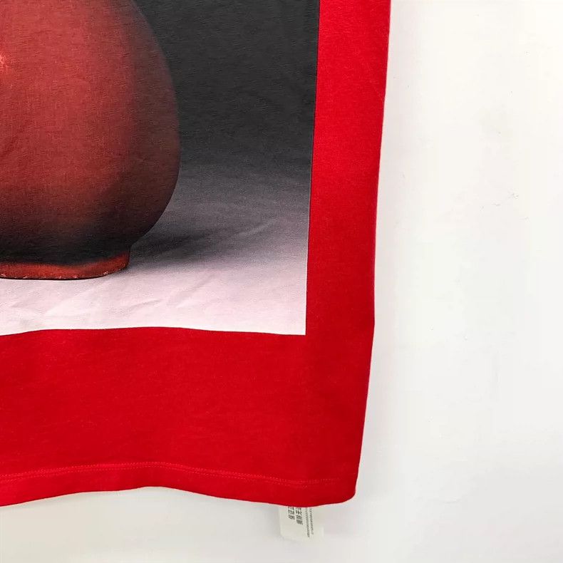 Loewe Loewe Red ceramic photographic printed cotton round neck s Size S / US 4 / IT 40 - 4 Thumbnail