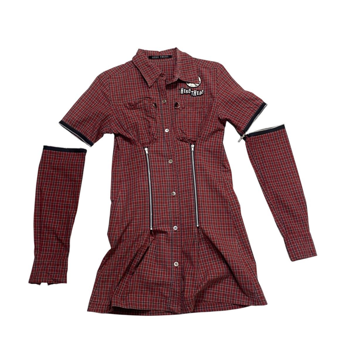 Japanese Brand Here there punk style bondage tartan Size S / US 4 / IT 40 - 4 Thumbnail