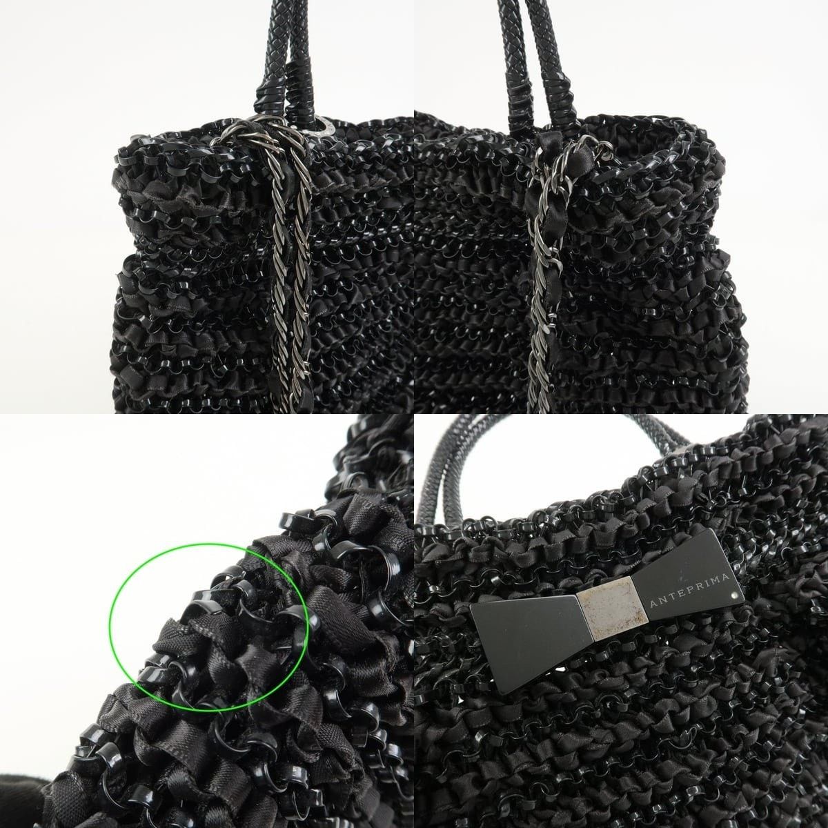 ANTEPRIMA Anteprima Wire Bag PVC Shoulder Black Size ONE SIZE - 6 Thumbnail
