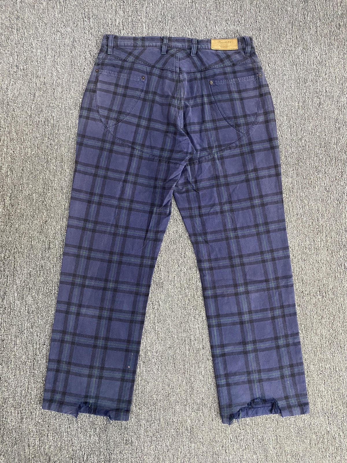 Japanese Brand BrthBreath Plaid Tartan Pant Size US 35 - 2 Thumbnail