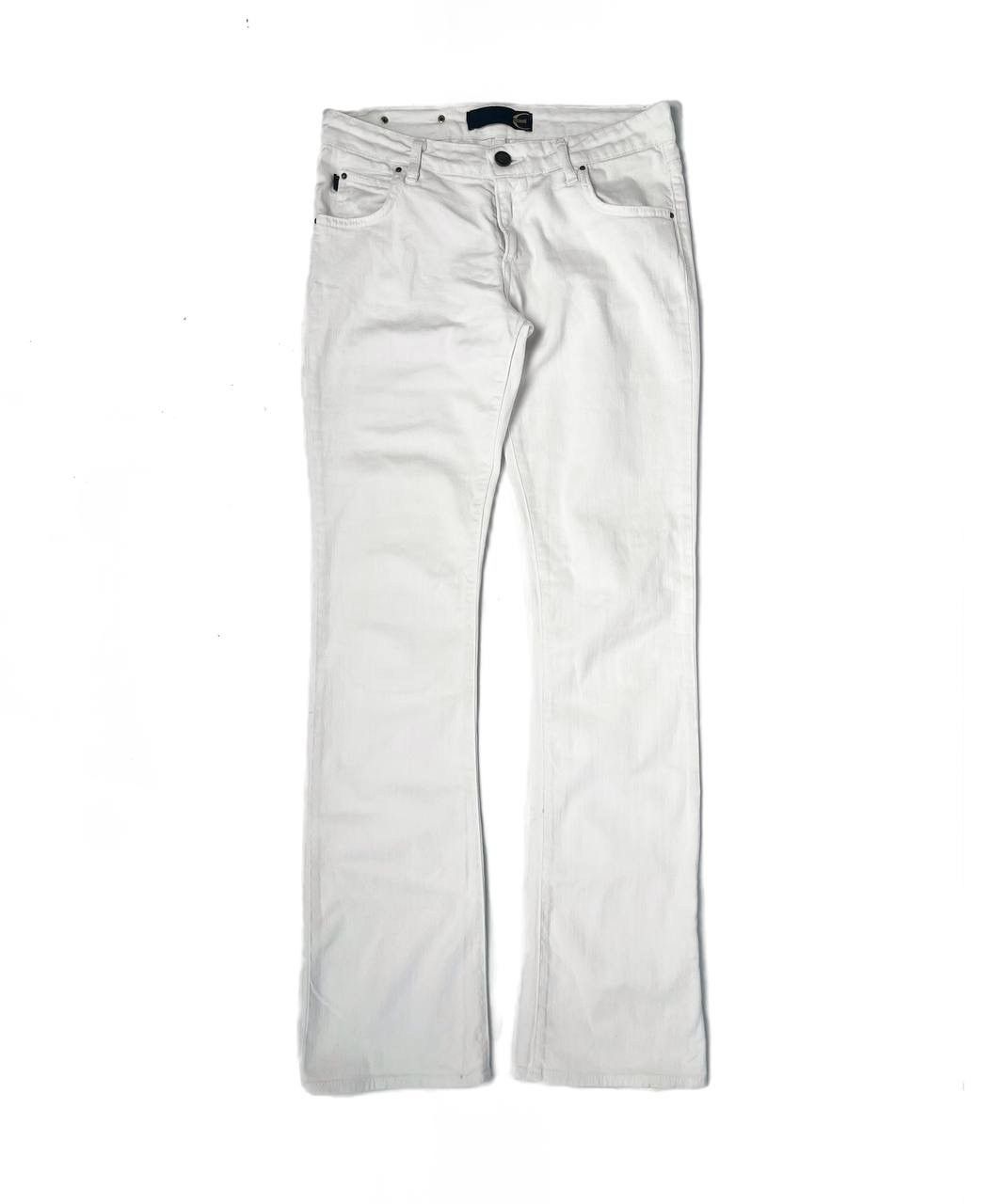 Just Cavalli Roberto Cavalli Vintage Long Flared Low Waisted Jeans Size US 28 / EU 44 - 1 Thumbnail