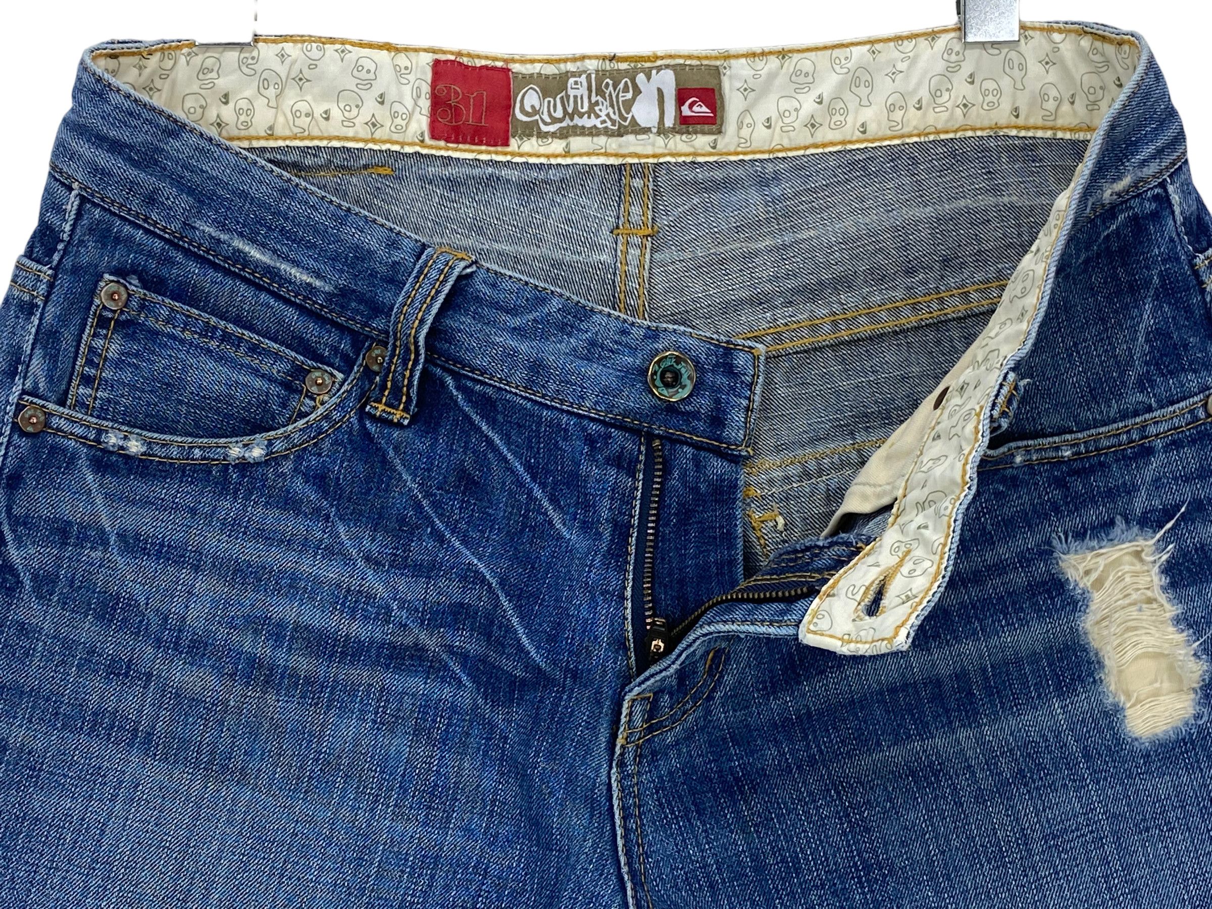 Quiksilver Quiksilver Patchwork Baggy Denim Jeans Size US 31 - 10 Thumbnail