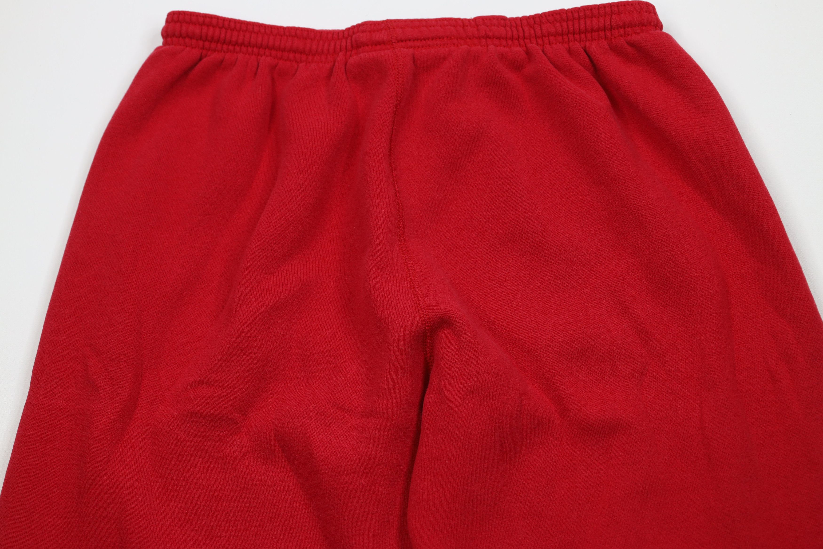Vintage Vintage 90s Streetwear Sweatpants Joggers Pants Red USA Size 38" / US 16 / IT 52 - 11 Thumbnail