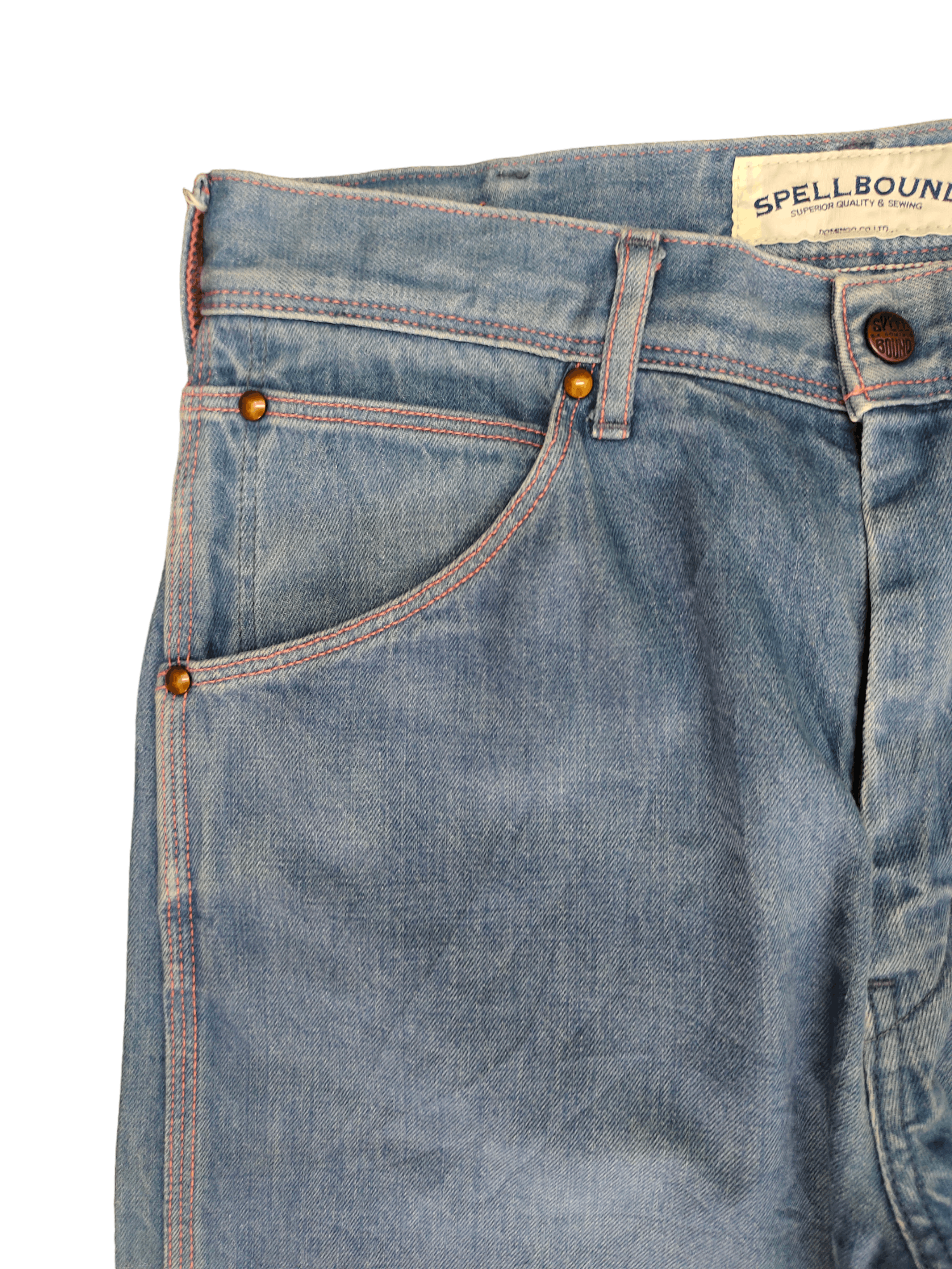 Spellbound 1990s Spellbound Jpn Workers Denim Pants 45rpm Orslow Style Size US 29 - 4 Thumbnail
