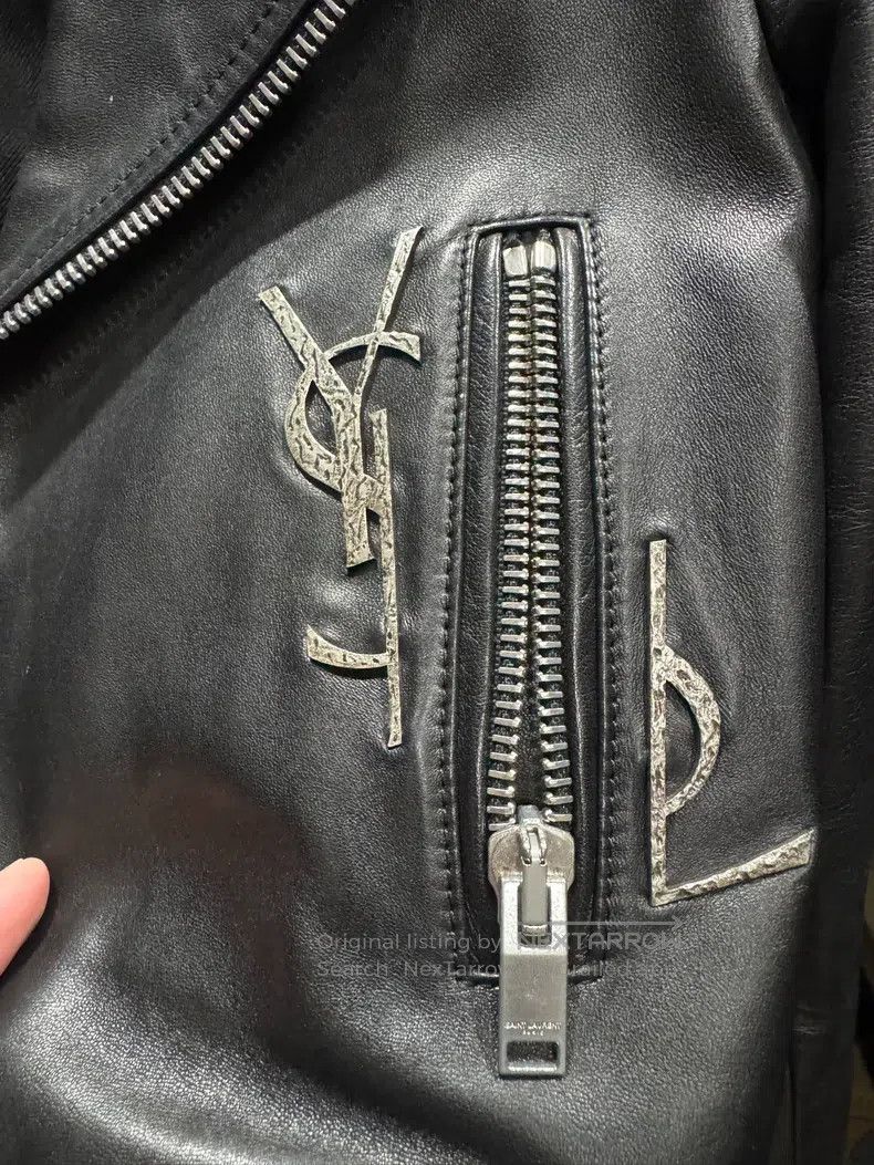 Saint Laurent Paris Saint Laurent Paris Leather Jacket Size XS / US 0-2 / IT 36-38 - 5 Thumbnail