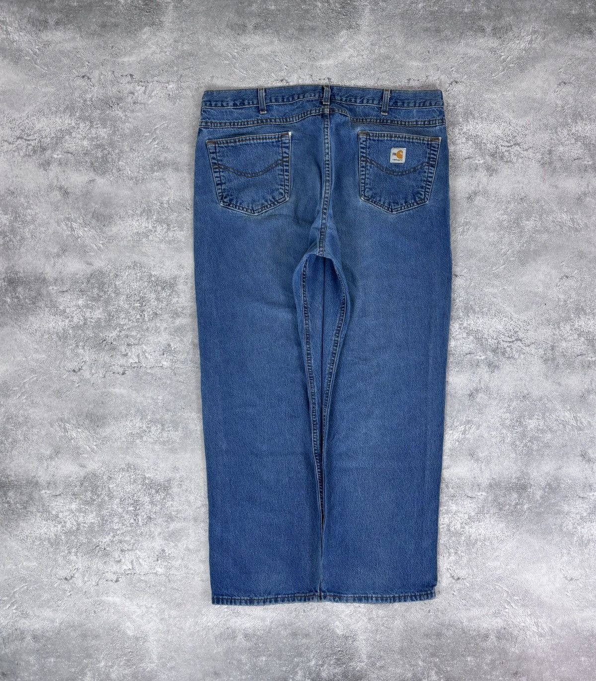 Carhartt Vintage Carhartt FR Flame Resistant Blue Baggy Denim Jeans Size US 42 / EU 58 - 1 Thumbnail