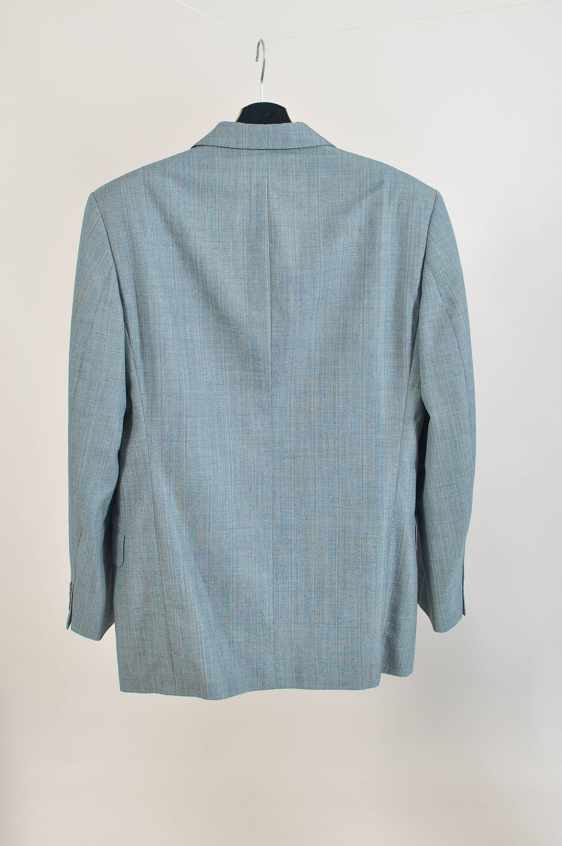 Oscar Jacobson Vintage 80s Oscar Jacobson Double Breasted Suit Size 38R - 2 Thumbnail
