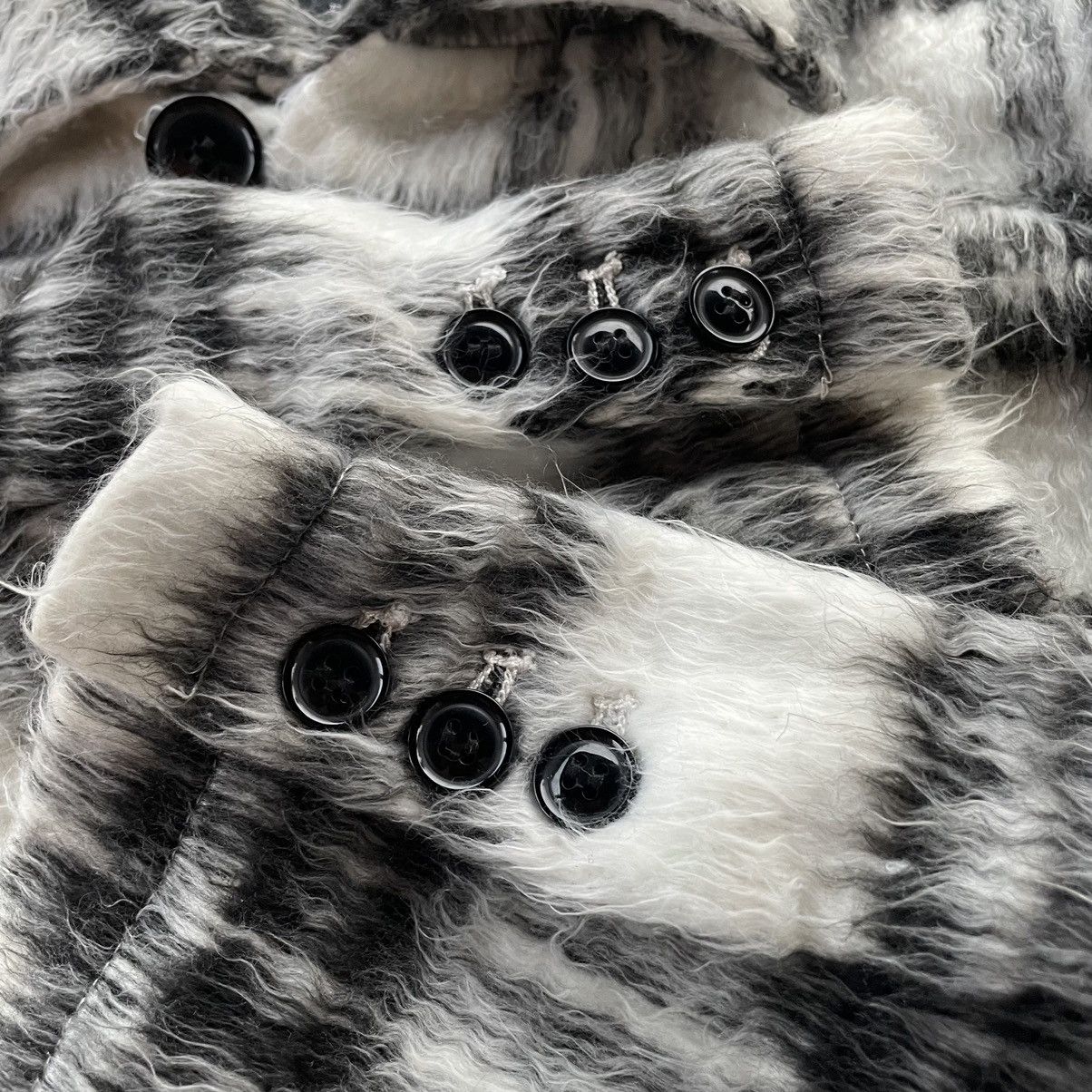 If Six Was Nine 🇯🇵 ROSHELL BUTTON UP MOHAIR JACKET Size US M / EU 48-50 / 2 - 10 Thumbnail