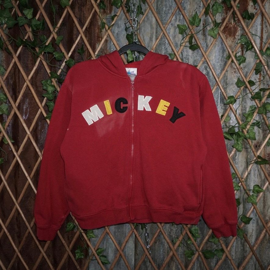 Disney XL - Vintage Y2K Mickey mouse kidcore 00s disney zip hoodie Size US XL / EU 56 / 4 - 2 Thumbnail