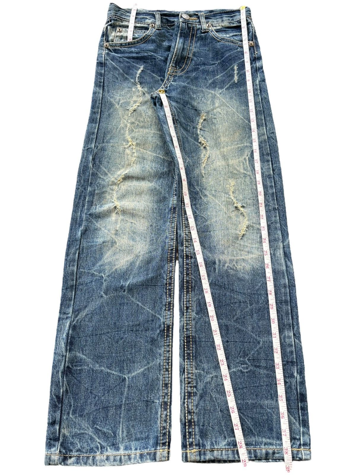 Diesel Vintage Japanese Brand Rusty Wash Distressed Jeans Size 27" / US 4 / IT 40 - 7 Thumbnail