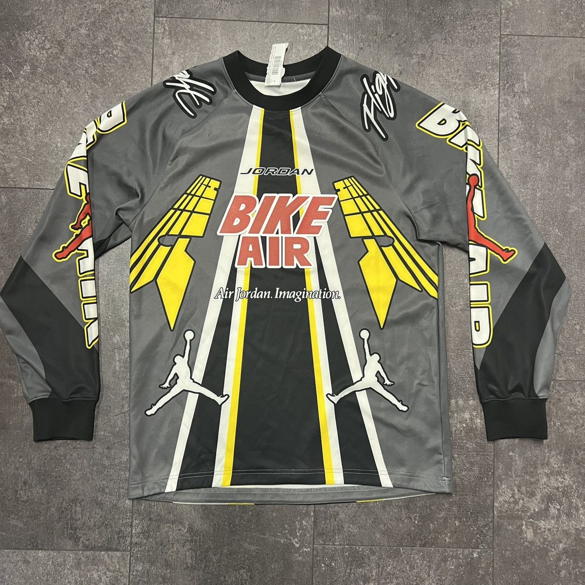 Jordan X Nigel Sylvester BMX Jersey Iron Grey