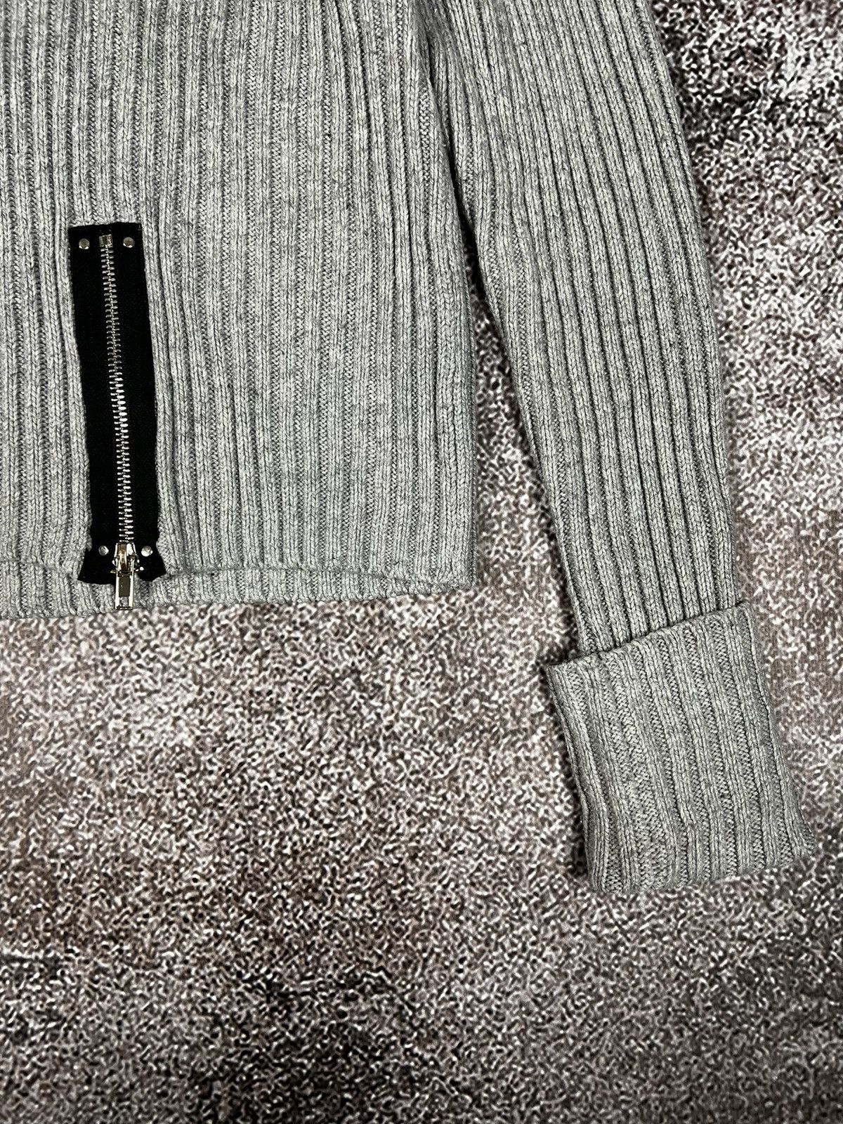 Jean Paul Gaultier Jean Paul Gaultier x Lindex turtleneck zipper grey high neck Size L / US 10 / IT 46 - 7 Thumbnail