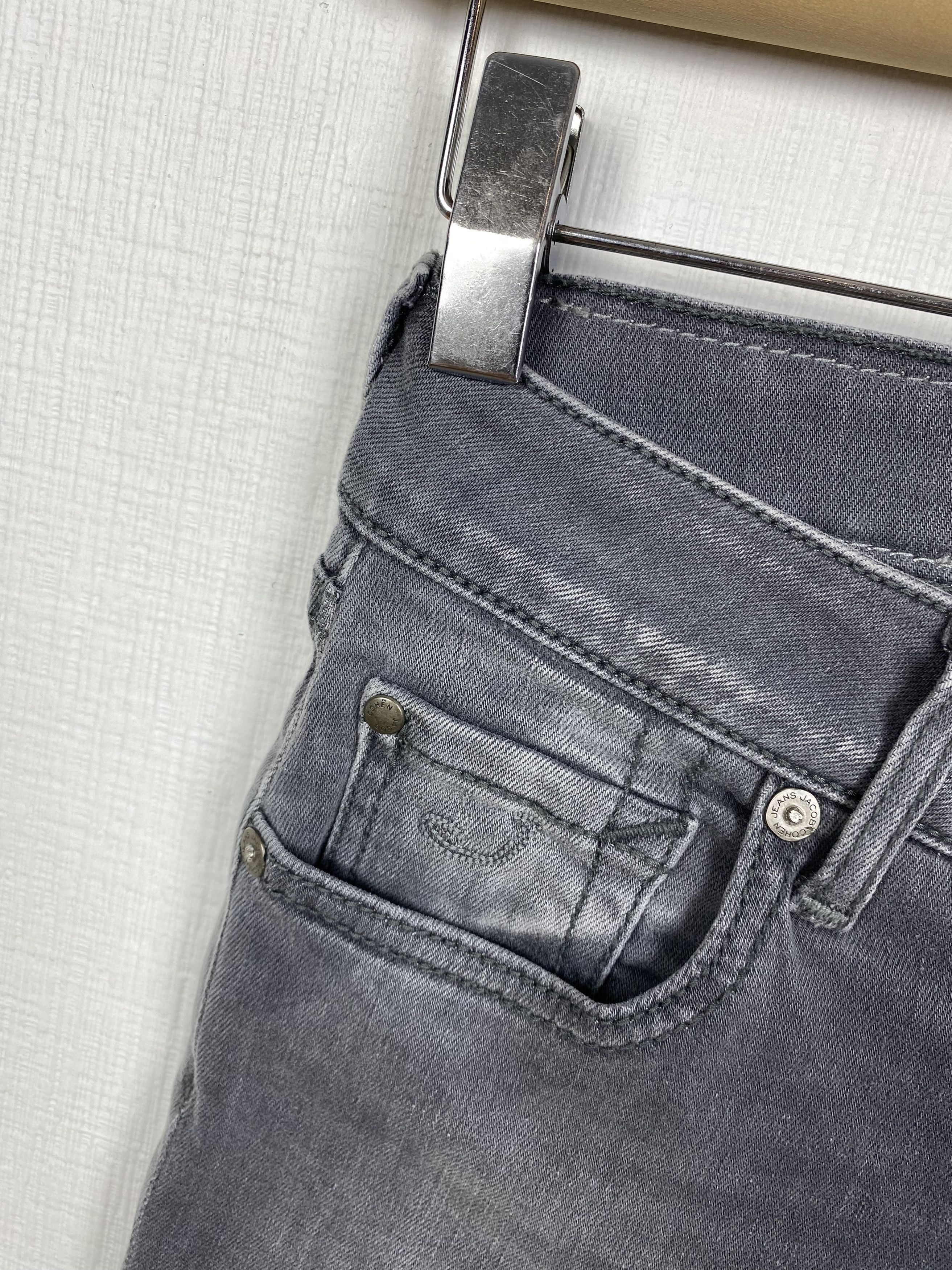 Jacob Cohen Jacob Cohen Slim Womens Gray Stretch Jeans size 27 Size 27" / US 4 / IT 40 - 2 Thumbnail
