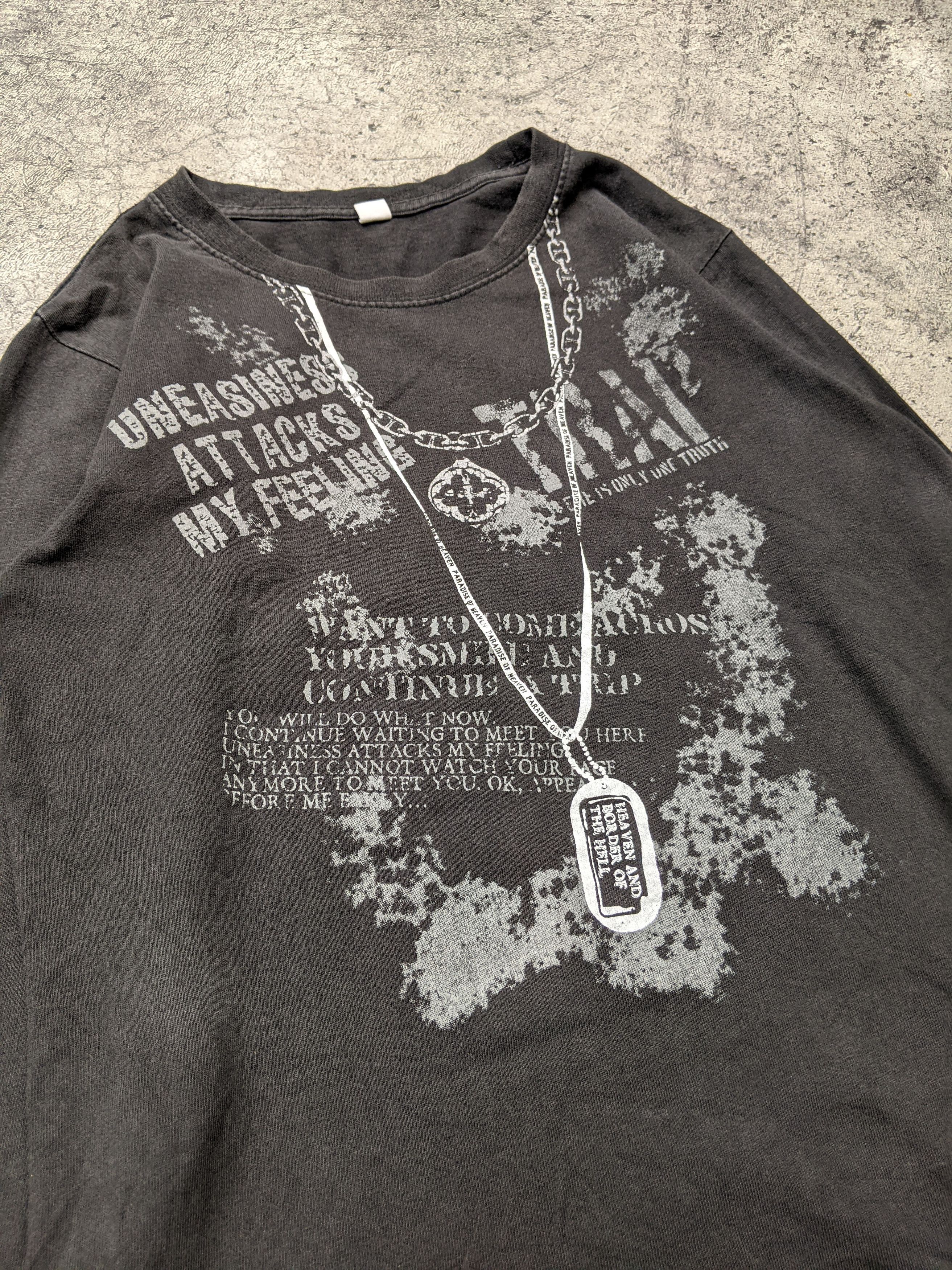 Japanese Brand Japanese Brand Chain Laces Dog Tag Washed Vkei Size US XS / EU 42 / 0 - 2 Thumbnail