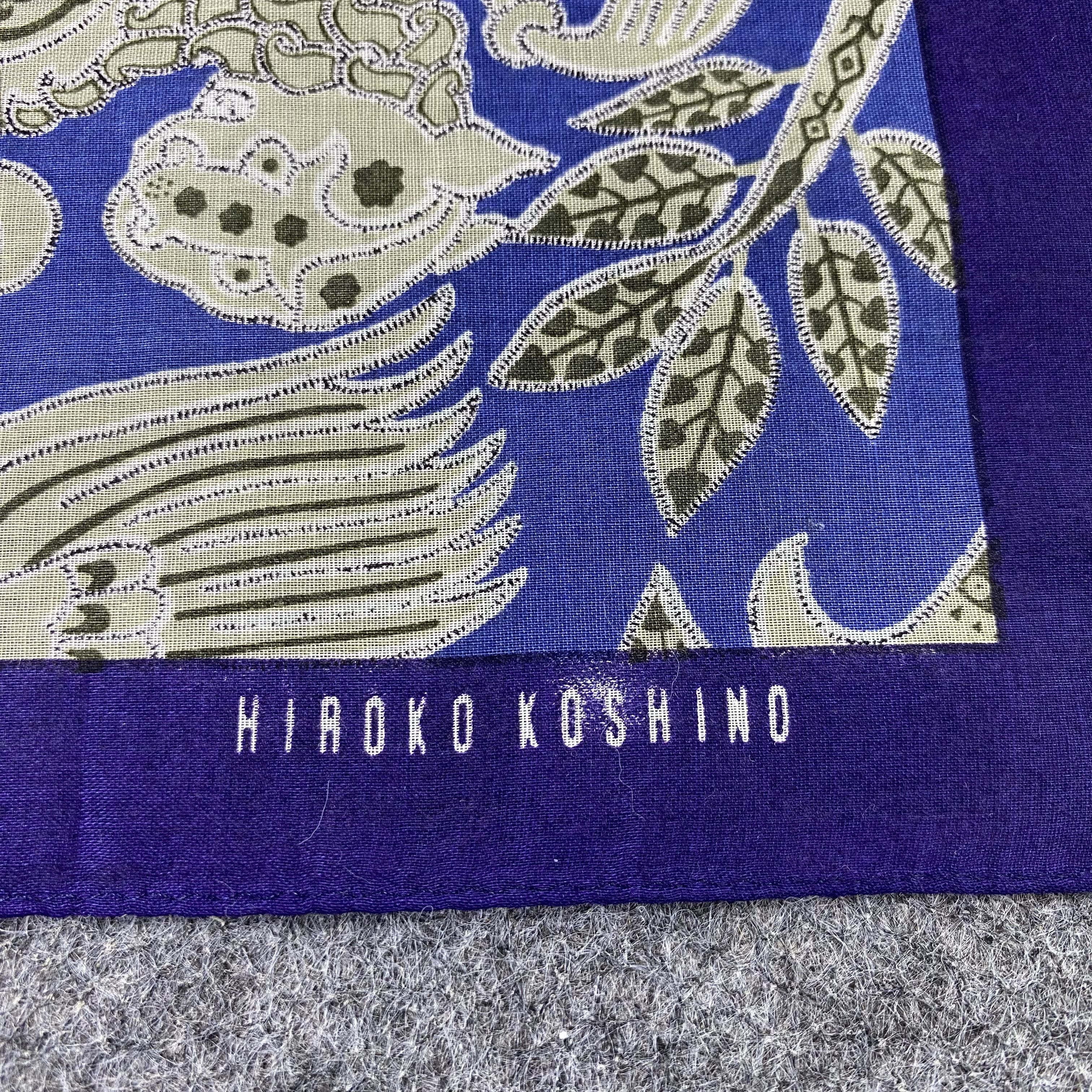 Japanese Brand Hiroko Koshino Handkerchief Neckerchief Bandana-B1879 Size ONE SIZE - 7 Thumbnail