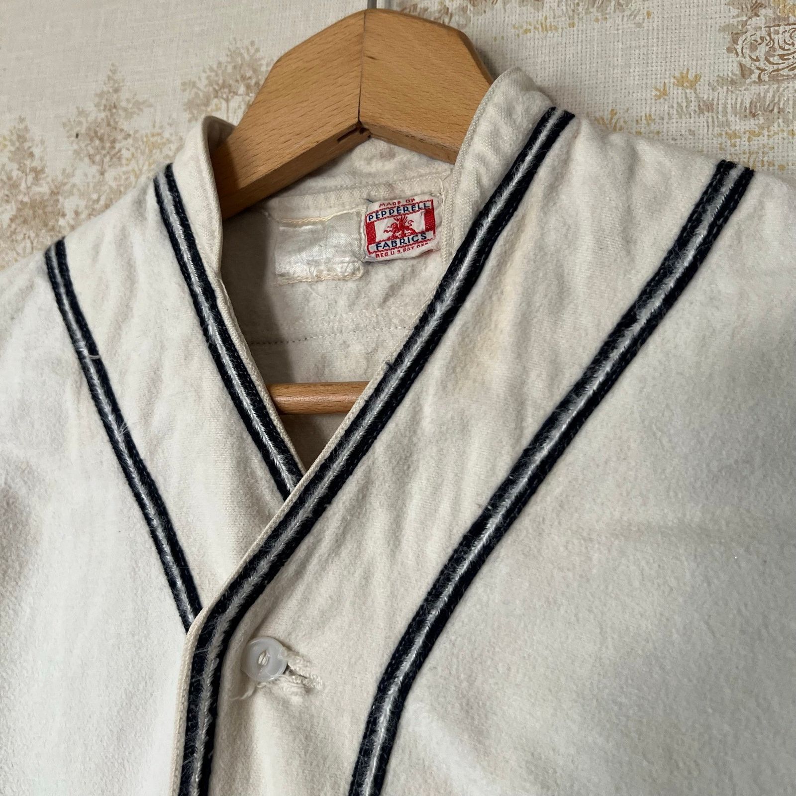 Vintage 1940s Inderrieden Foods Baseball Jersey | Pepperell | Size M Size US M / EU 48-50 / 2 - 5 Thumbnail