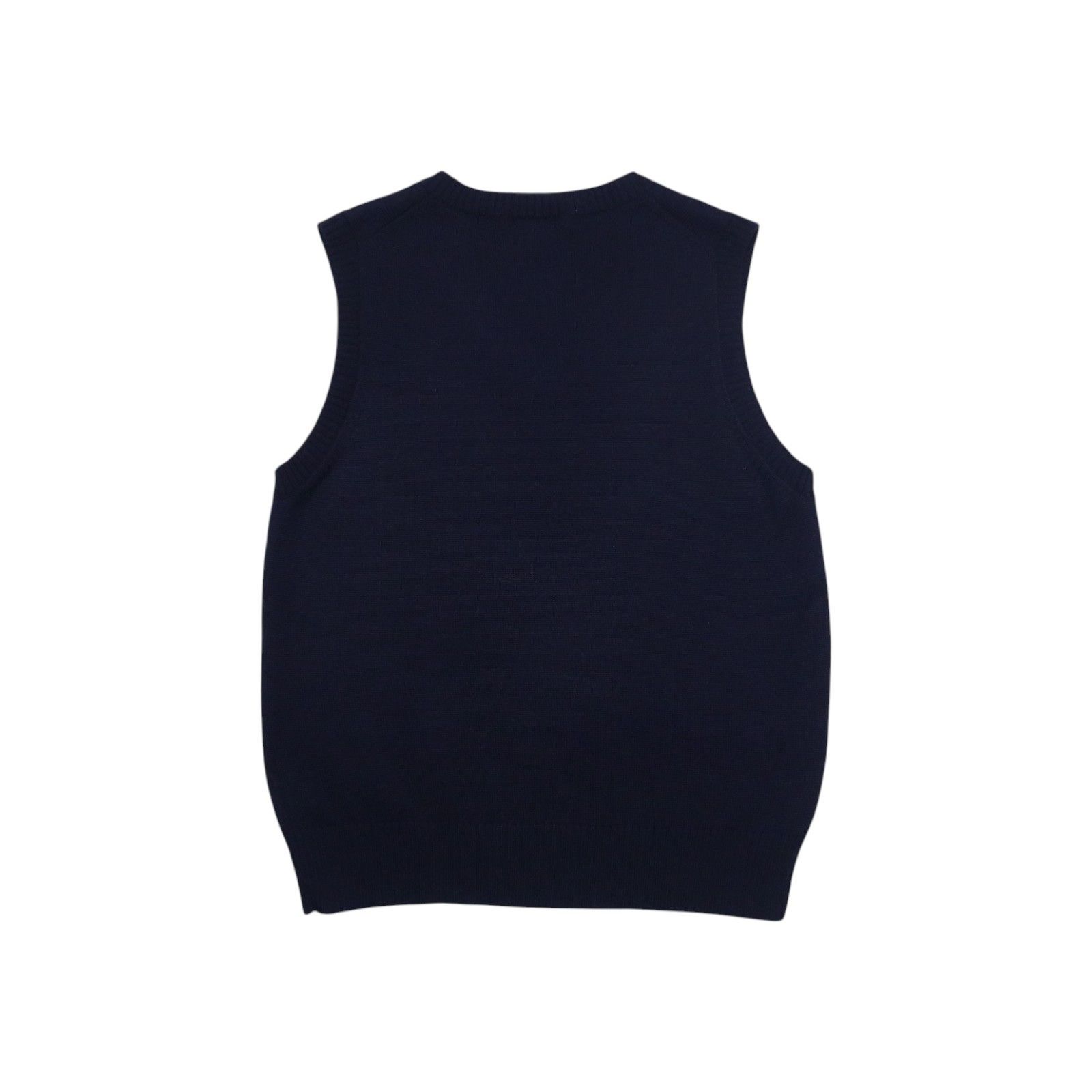 Burberry Vintage 90s Burberry London Navy on Navy Vest Knitwear Size US XS / EU 42 / 0 - 2 Thumbnail