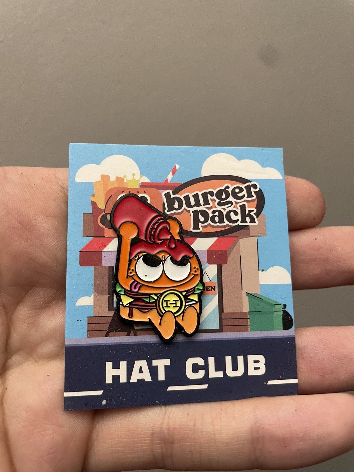 Hat Club Hat club burger pack pin brand new sold out Size ONE SIZE - 1 Preview